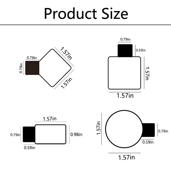 Self Adhesive Leather Pen Loop Clip 7