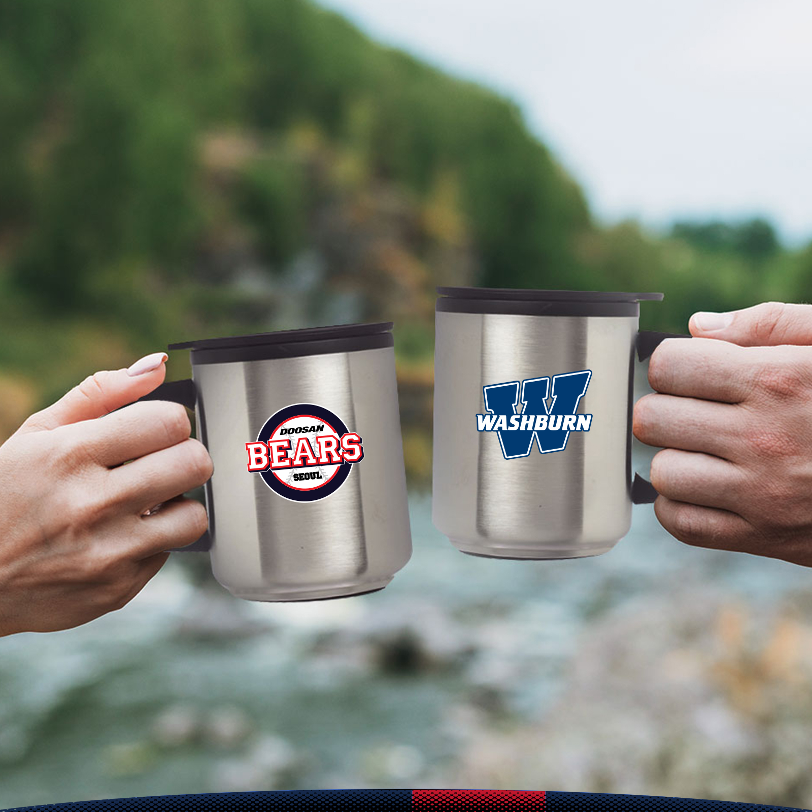 12 OZ. Hoval Stainless Steel Travel Mug 4
