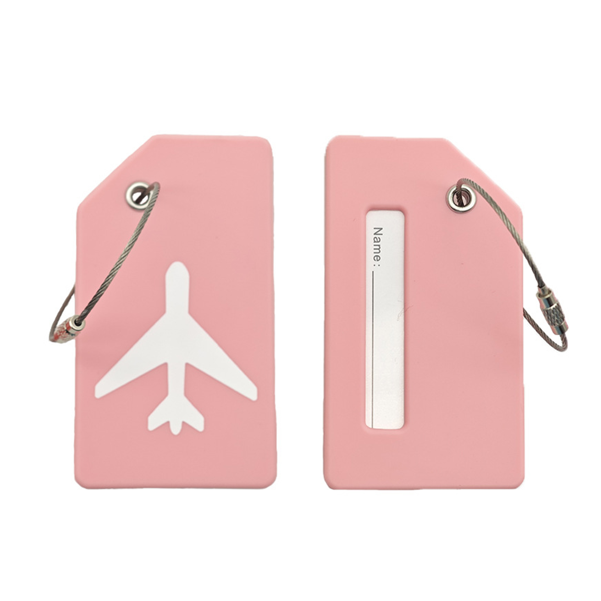 Silicone Travel Name Label With Steel Loop 4