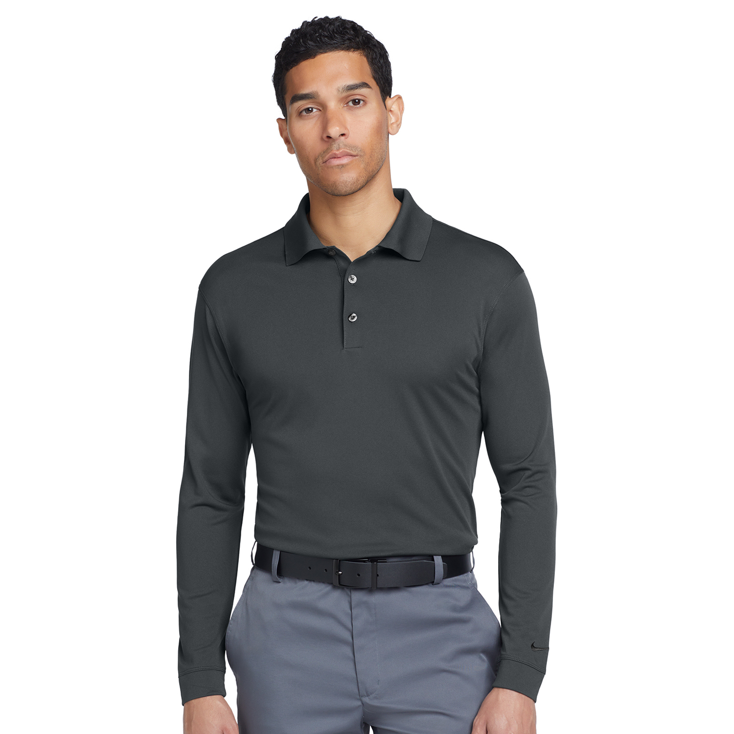 Nike Long Sleeve Dri-FIT Stretch Tech Polo w/ Screen Print 5