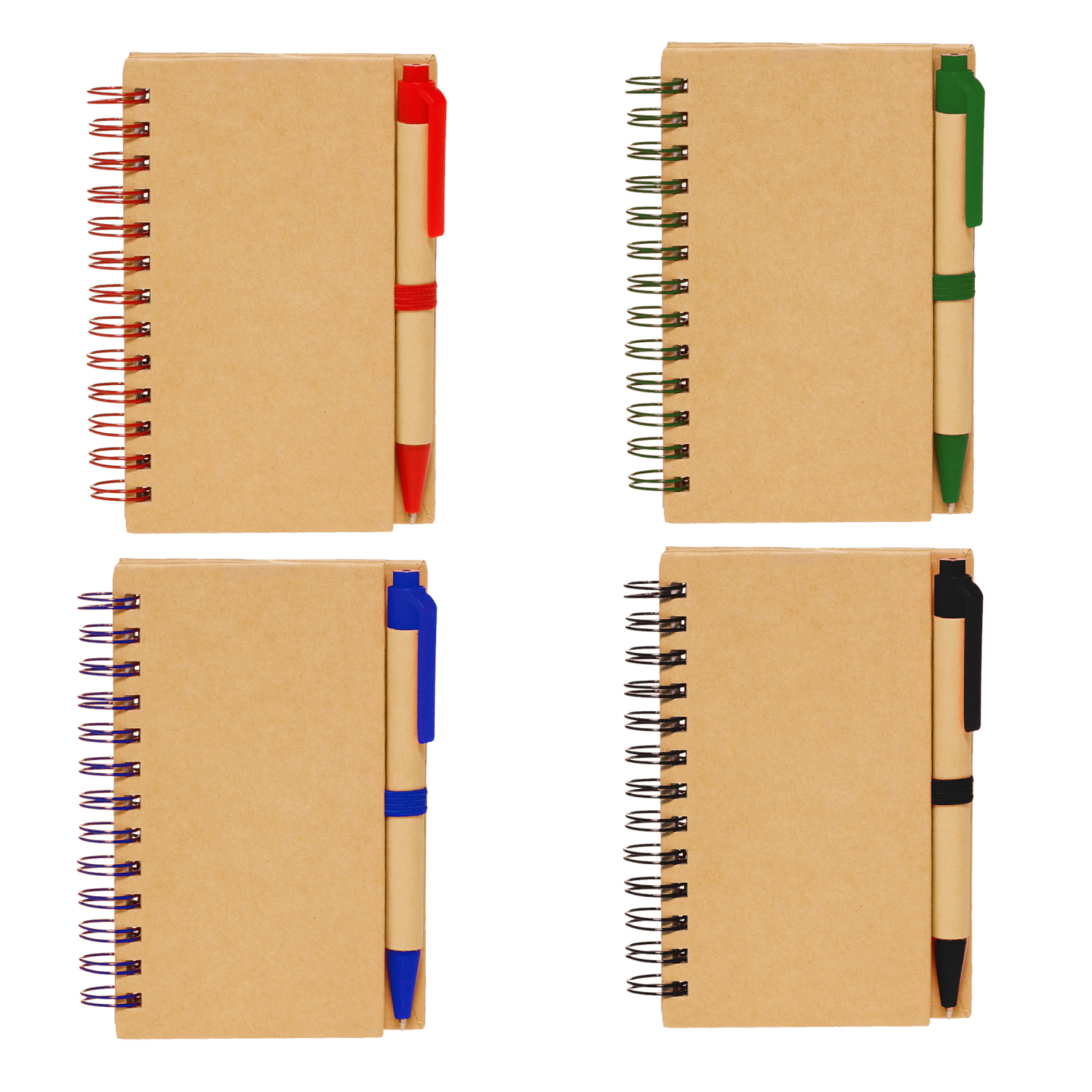 Recycled Spiral Notebook with Pen 6