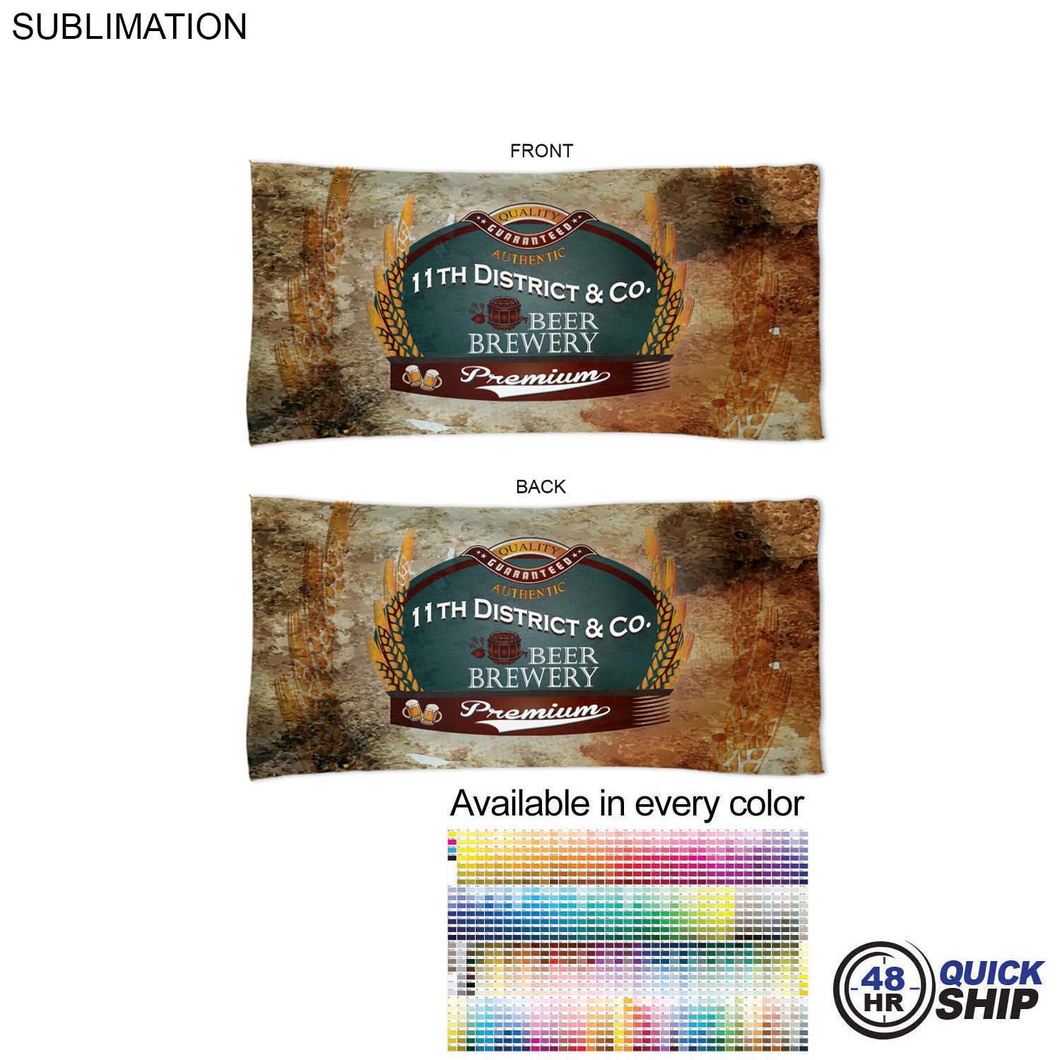 48Hr Quick Ship - Absorbent Microfiber Dri-Lite Terry Beach, Travel Towel, 22x44, Sublimated 5