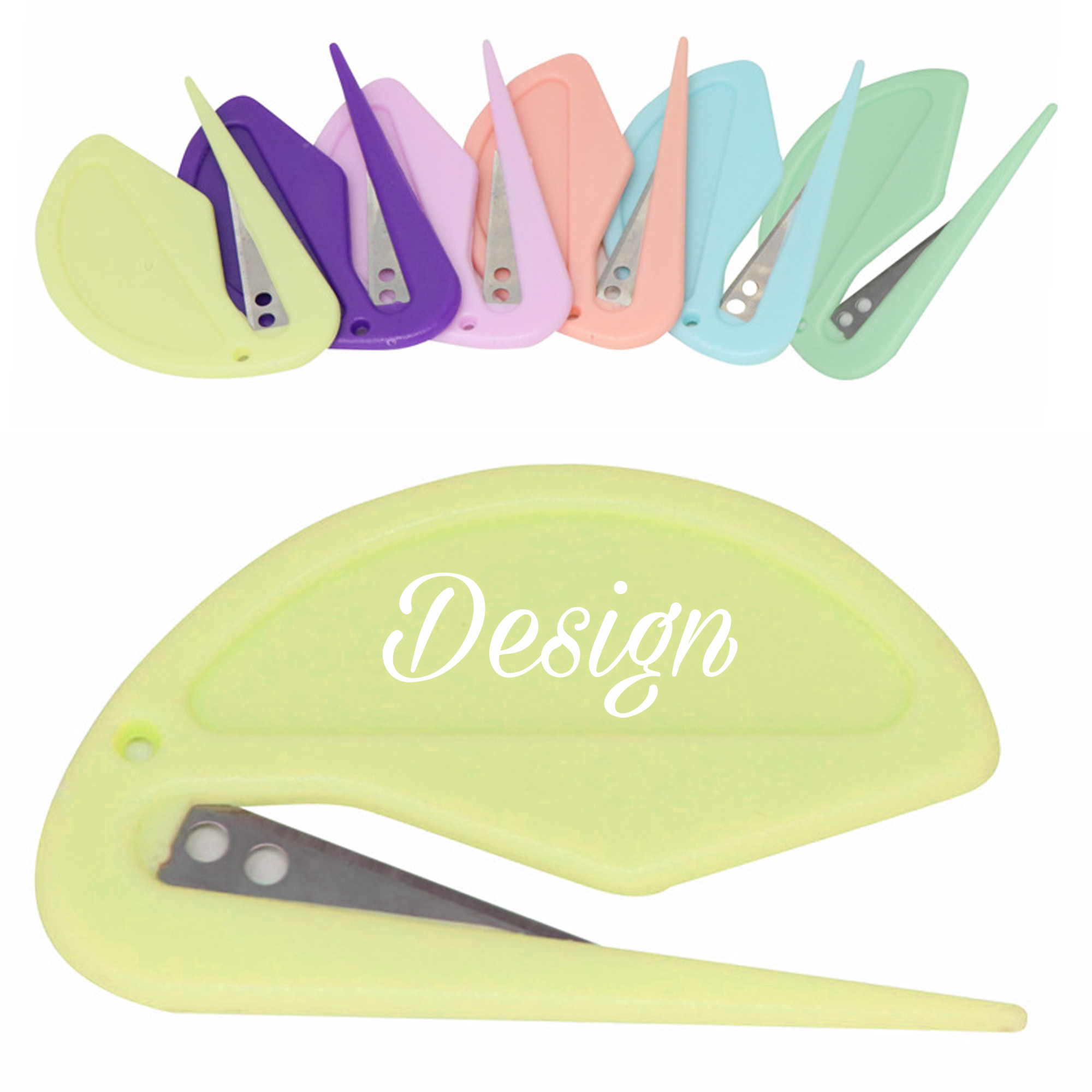 Plastic Letter Opener with Pet Hair Comb 4
