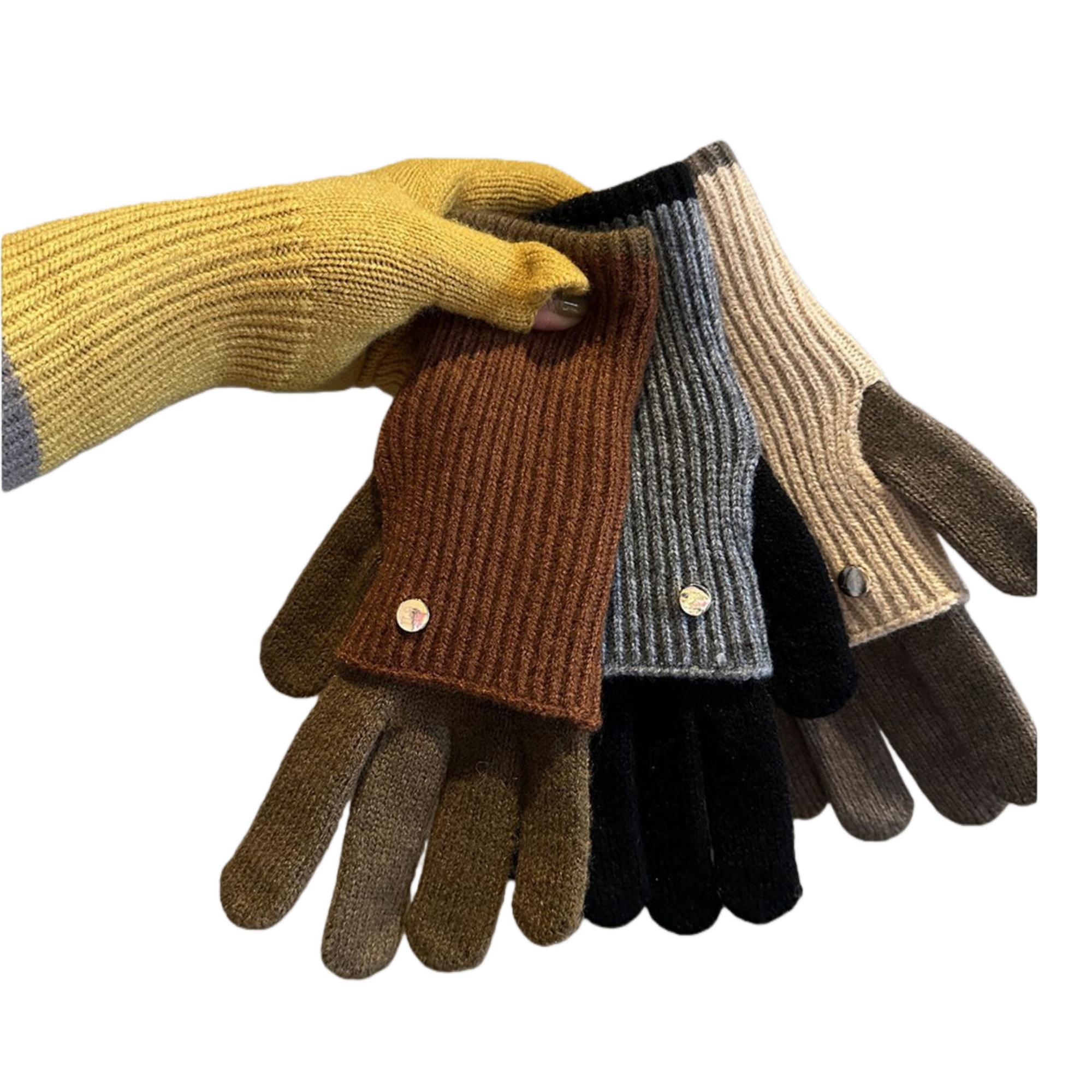 Winter Children's Comfortable Elastic Knitted Gloves 3