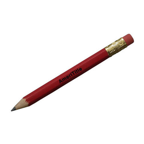 Hex Golf Pencils with Erasers 12