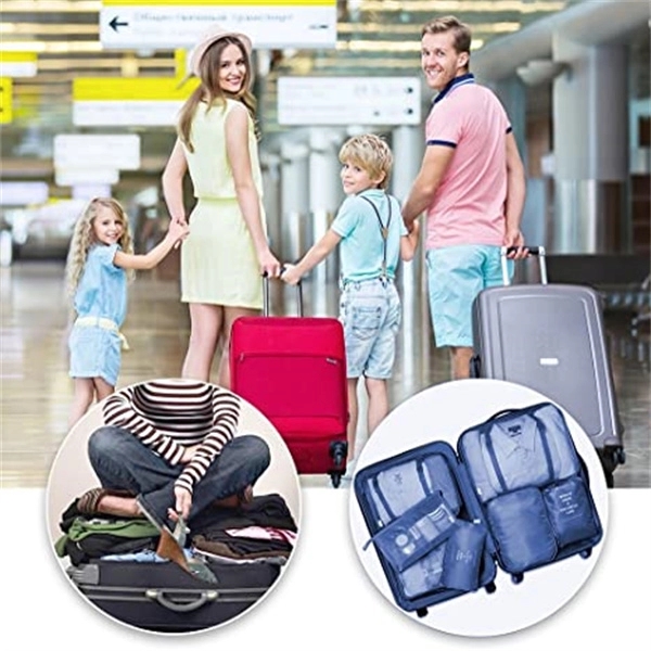 7 Pcs Travel Luggage Organizers Bag Set 6