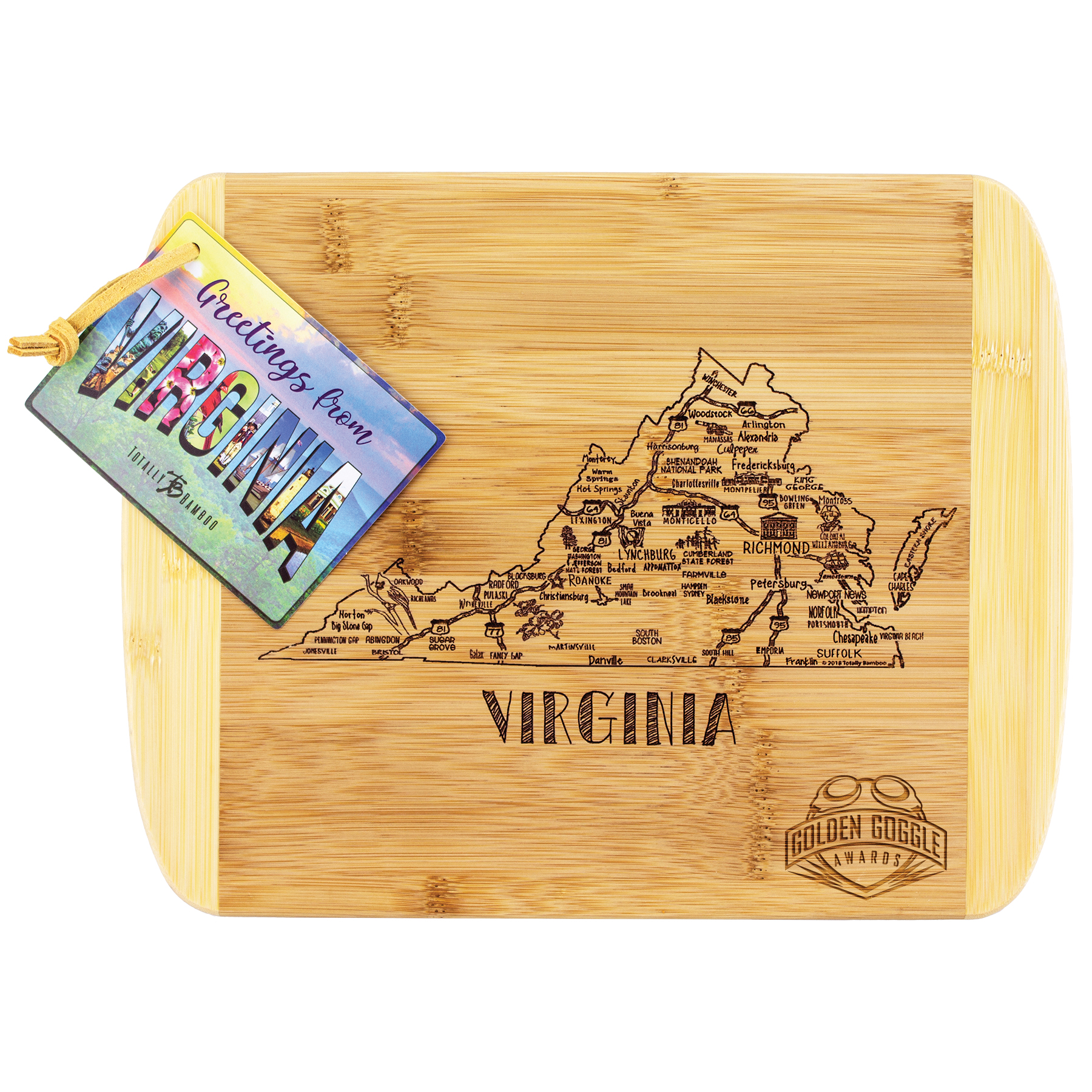 A Slice of Life Virginia Serving & Cutting Board 4