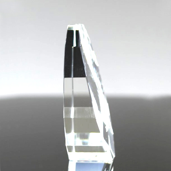 Crystal Round Stand Up Paperweight 2