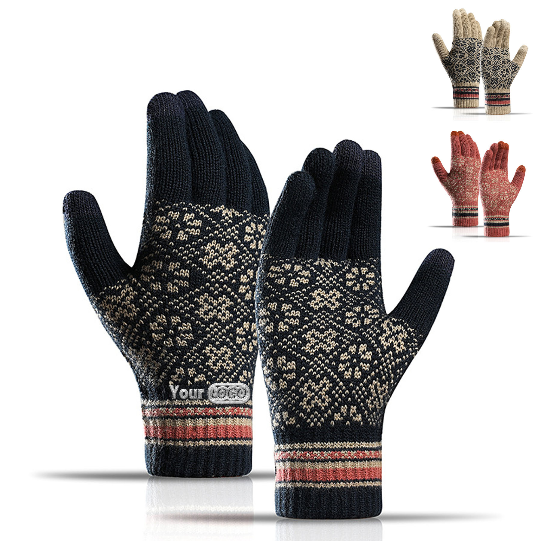 New Jacquard Touch Screen Gloves 5