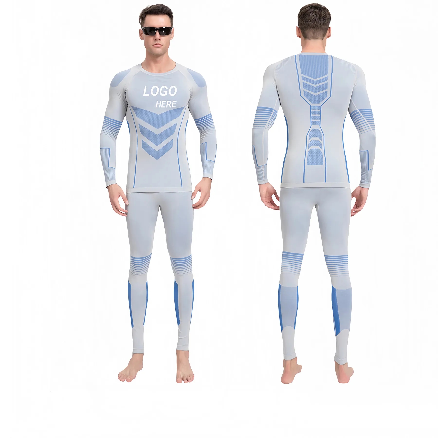 Ski Sports Set Seamless Thermal Underwear 3
