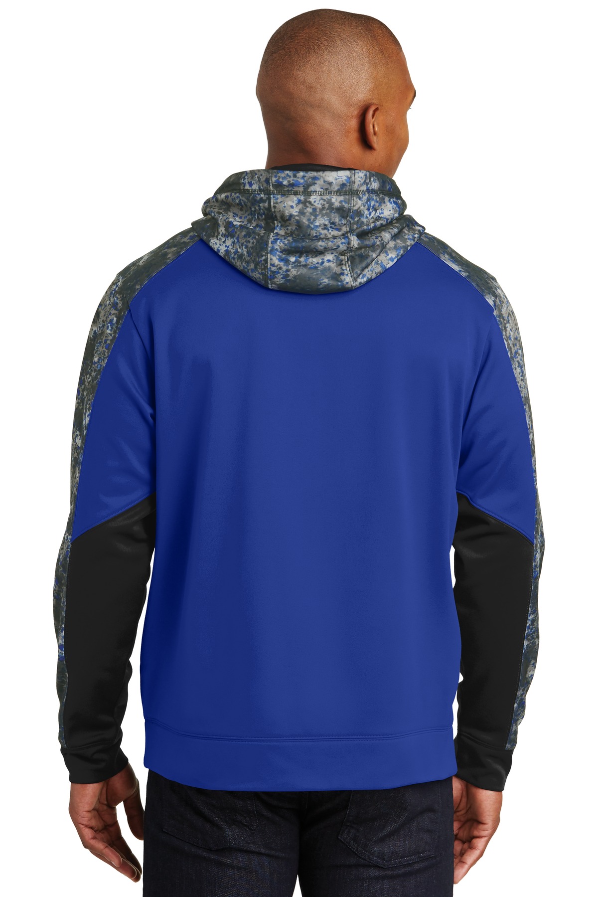 Sport-Tek Sport-Wick Mineral Freeze Fleece Colorblock Hooded Pullover. ST231, custom hoodie or sweatshirt with logo imprint 3