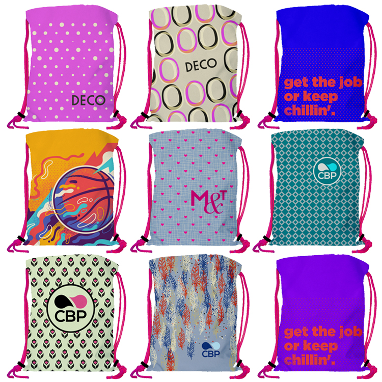 Super Colored Heavy Rope Drawstring Pack 29