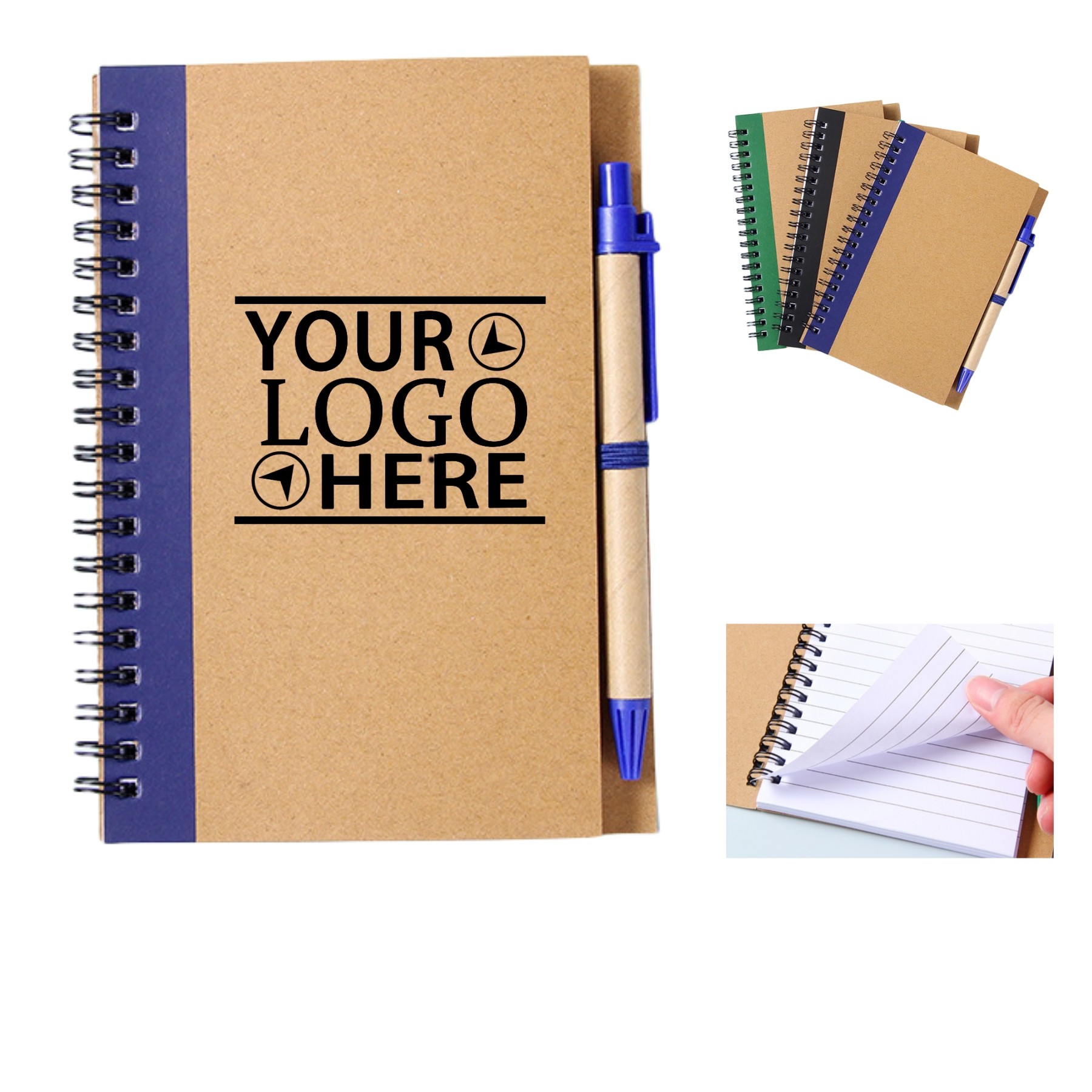 Spiral Notebook with Pen 1