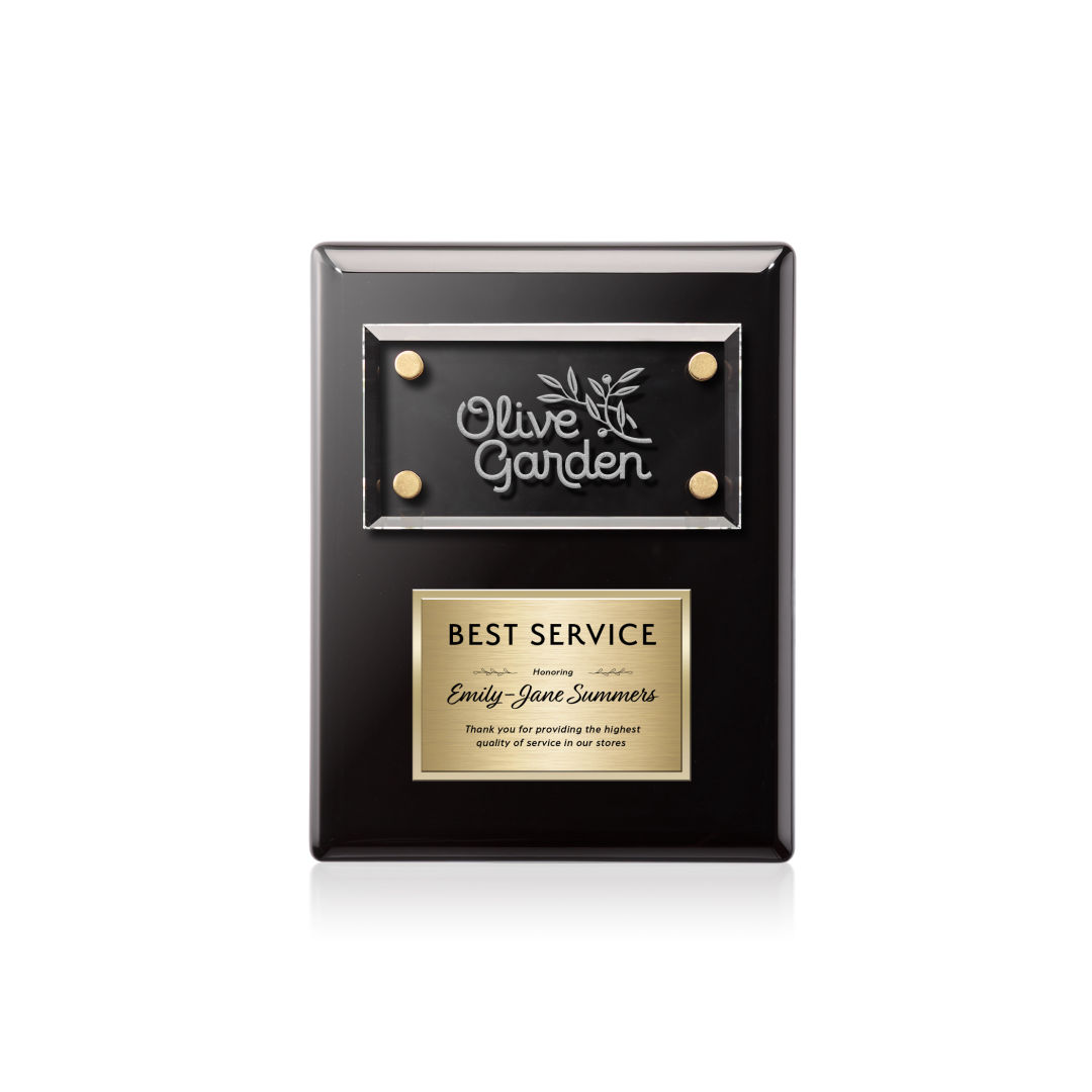 Gossamer Plaque - Black/Gold 3