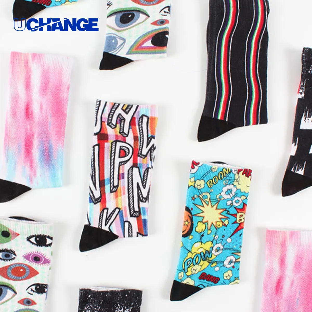 Custom Full Color Unisex Crew Socks 6
