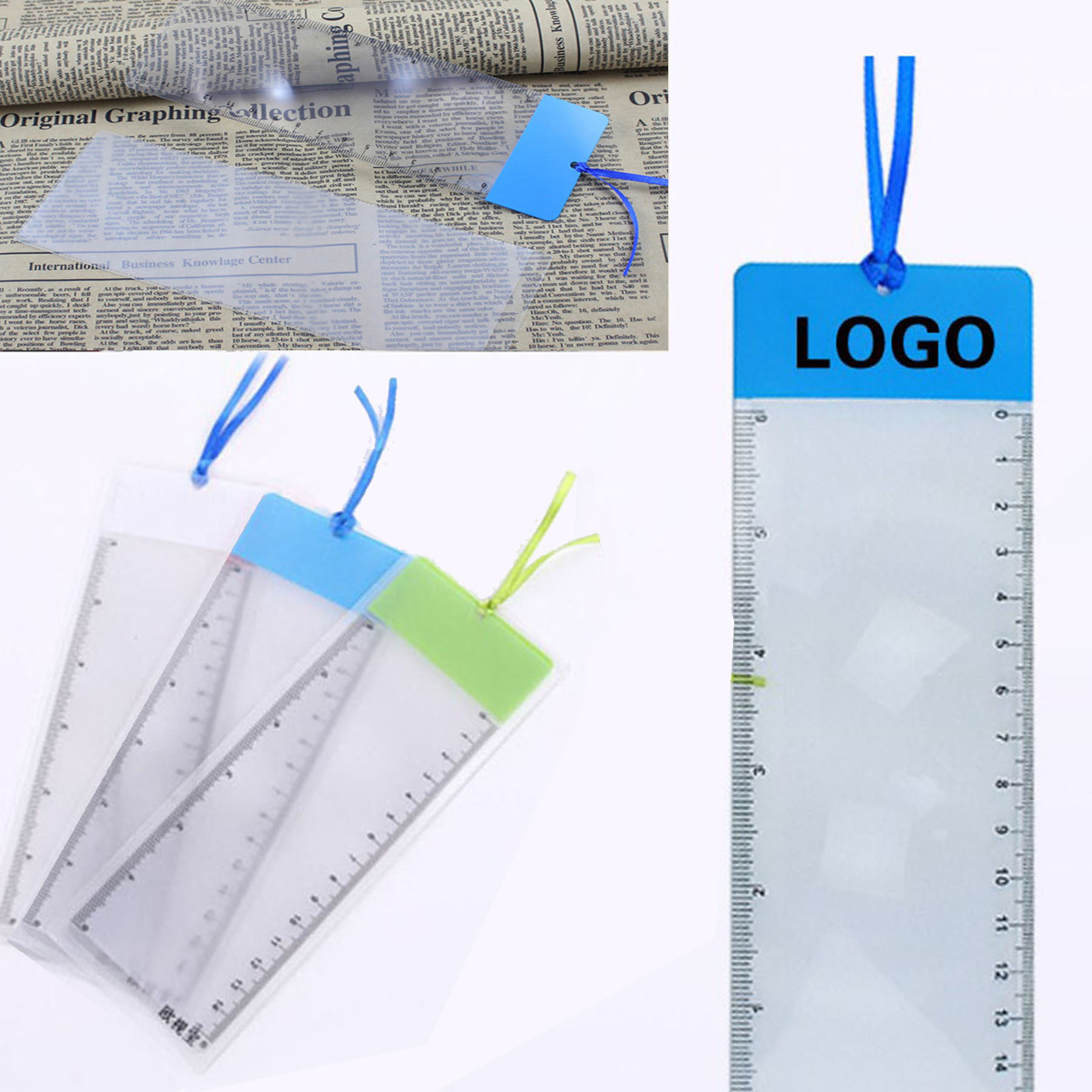 Bookmark Magnifier with 6" Ruler 3