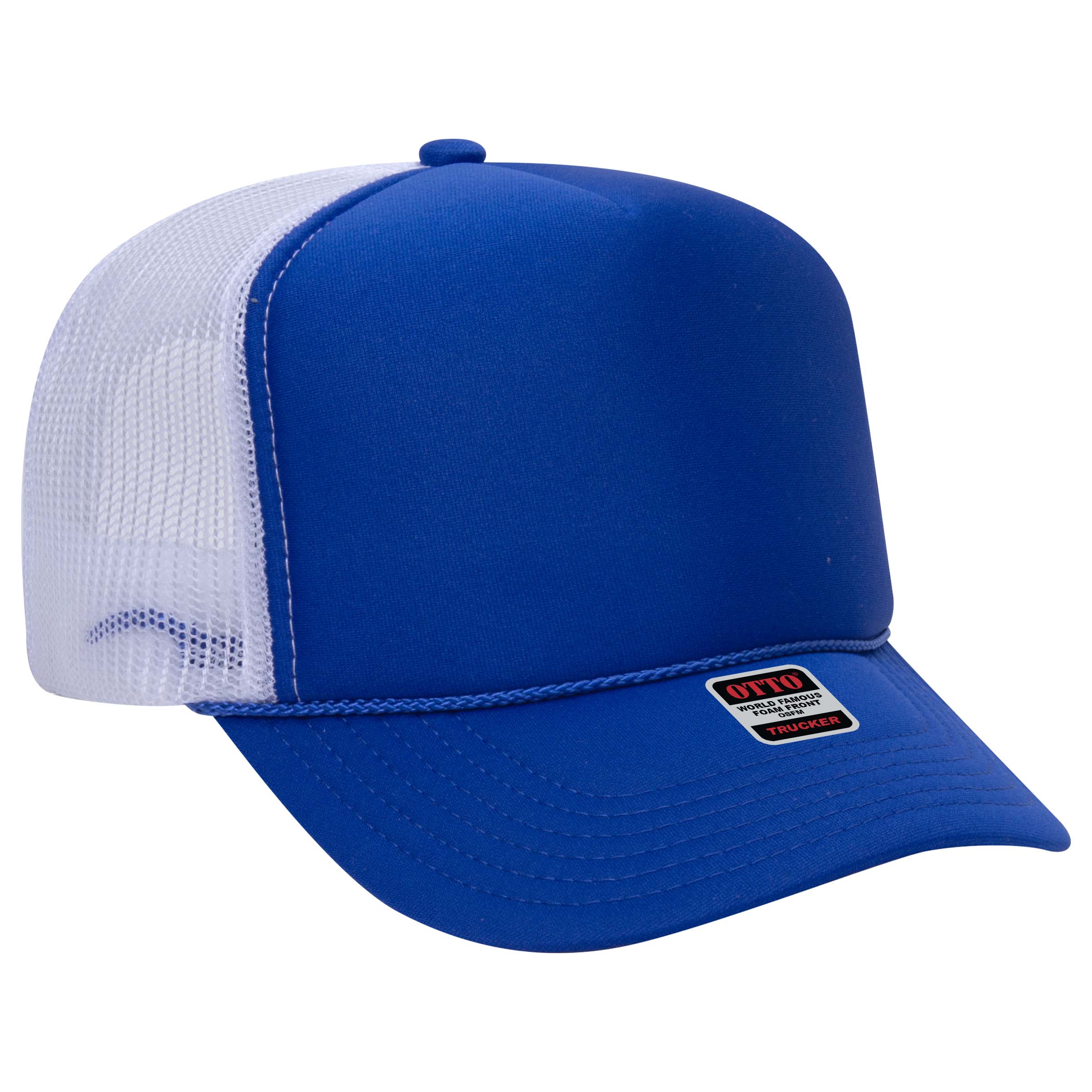 OTTO CAP® 5 Panel High Crown Mesh Back Trucker Hat 178