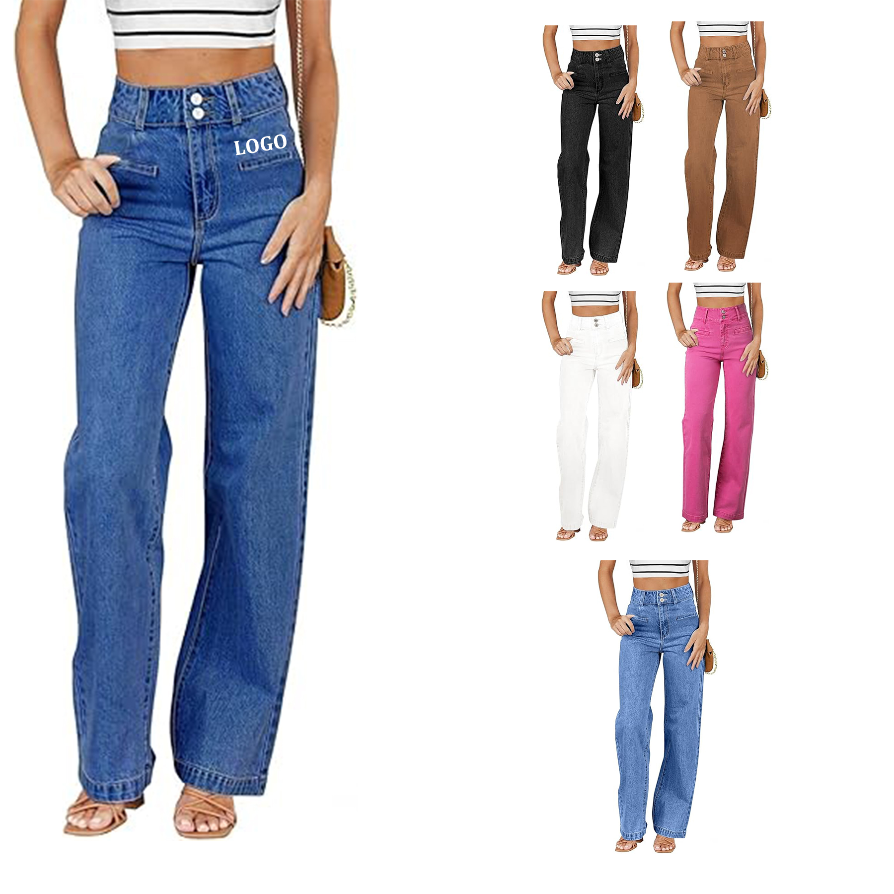 Women's Jeans High Waisted 4