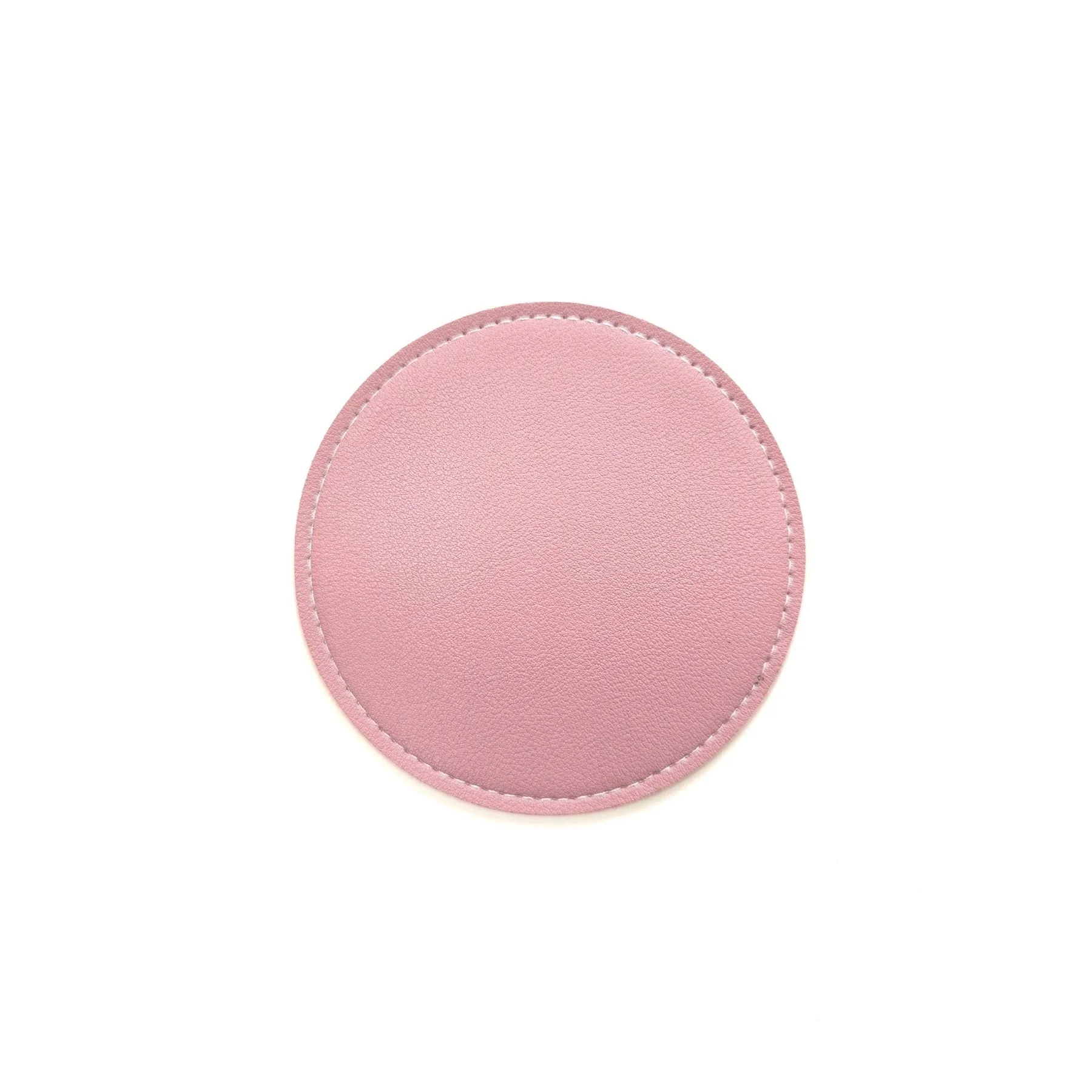 Leather Drink Coasters Round Cup Mat 8