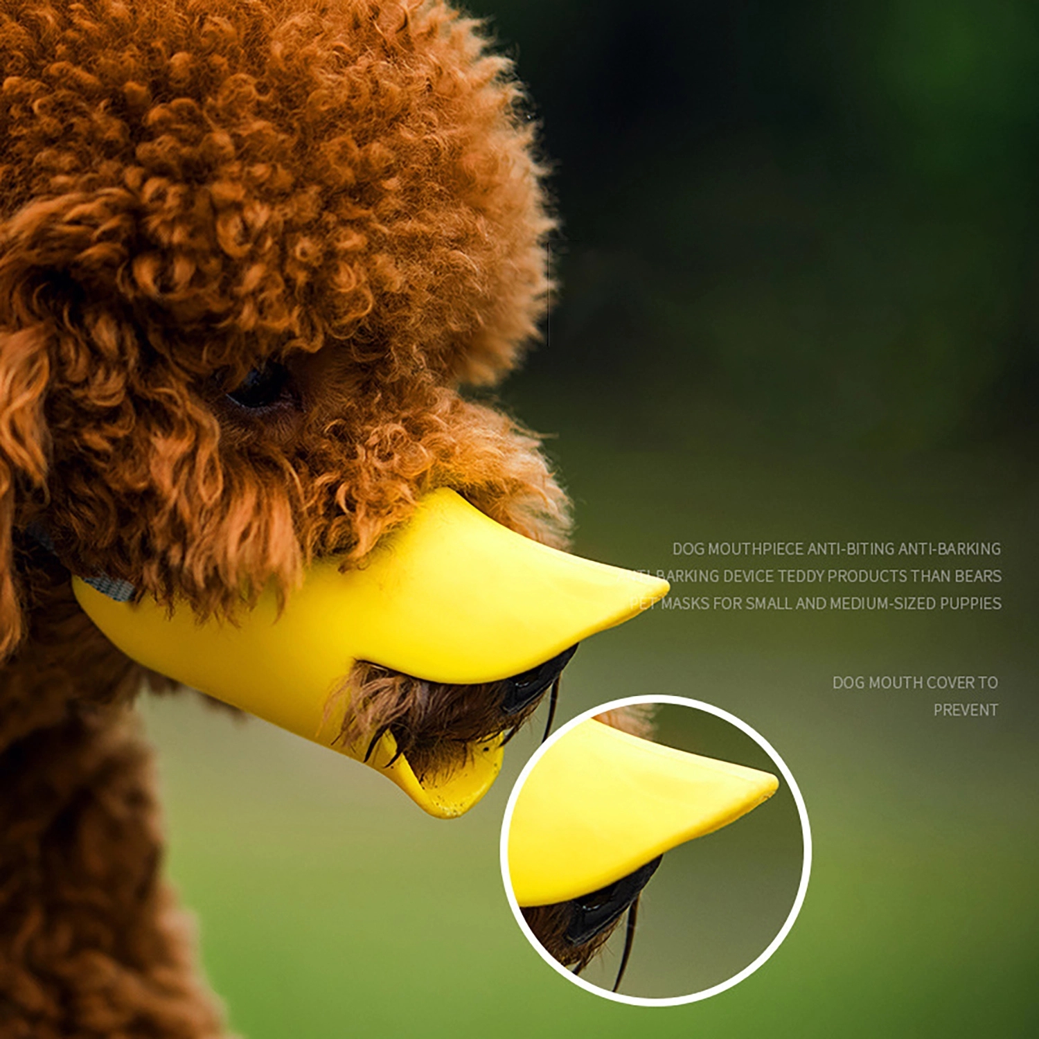 Anti Bite Duck-mouth Shape Dog Mouth Covers S/M/L 3