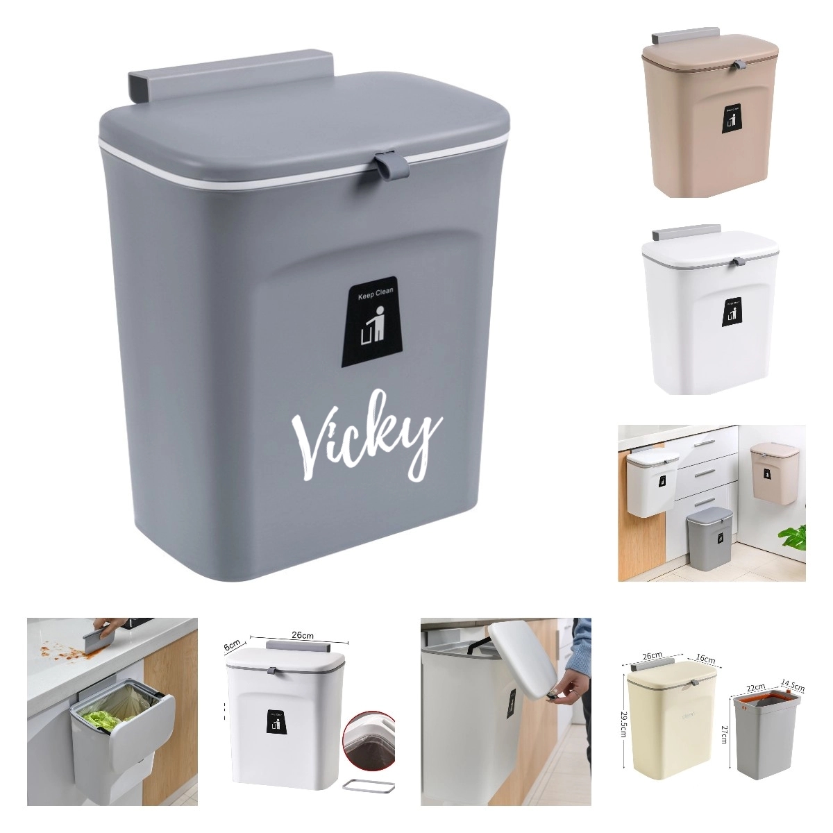 Kitchen Collapsible Trash Bin 4