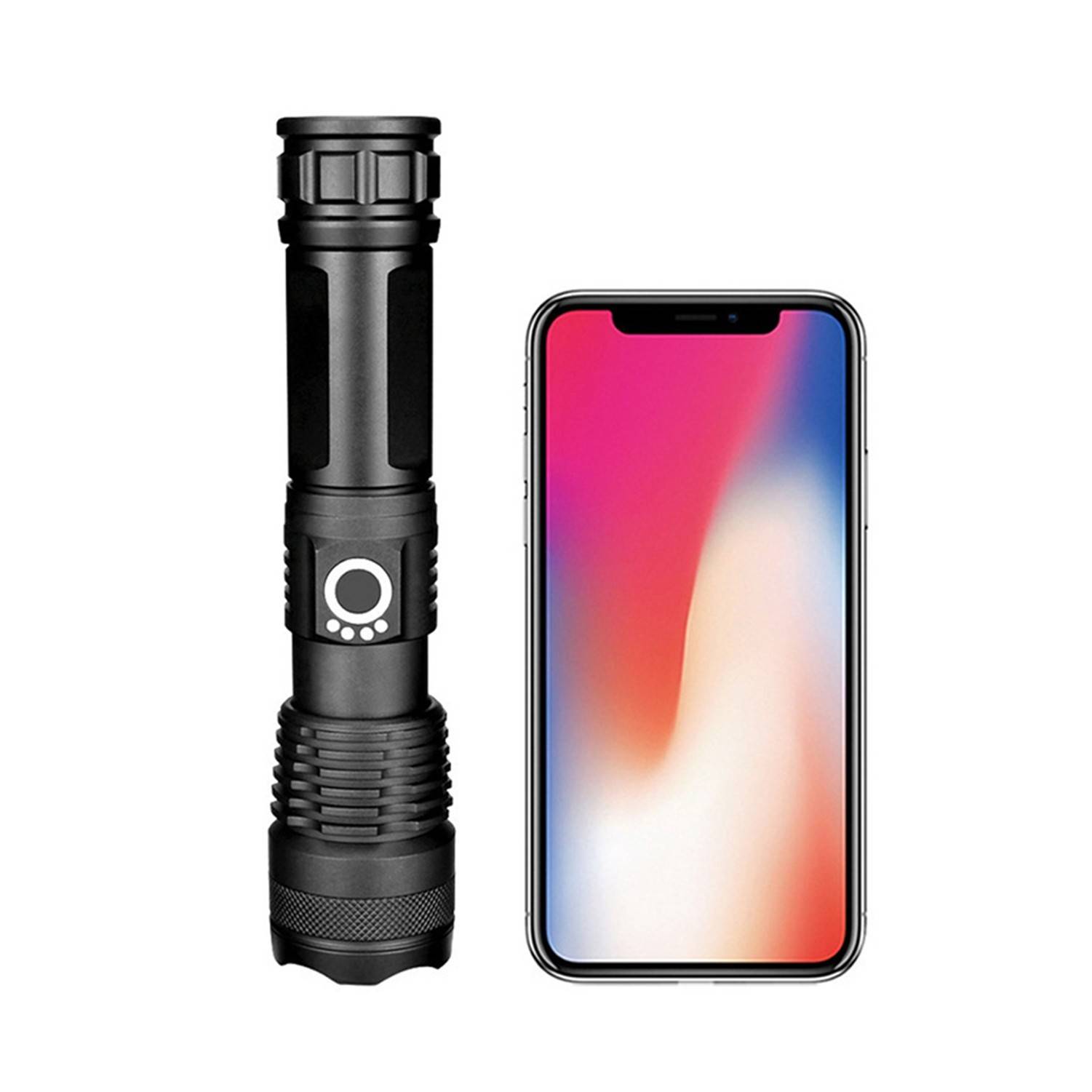 Aluminum Alloy USB Rechargeable Flashlight 3