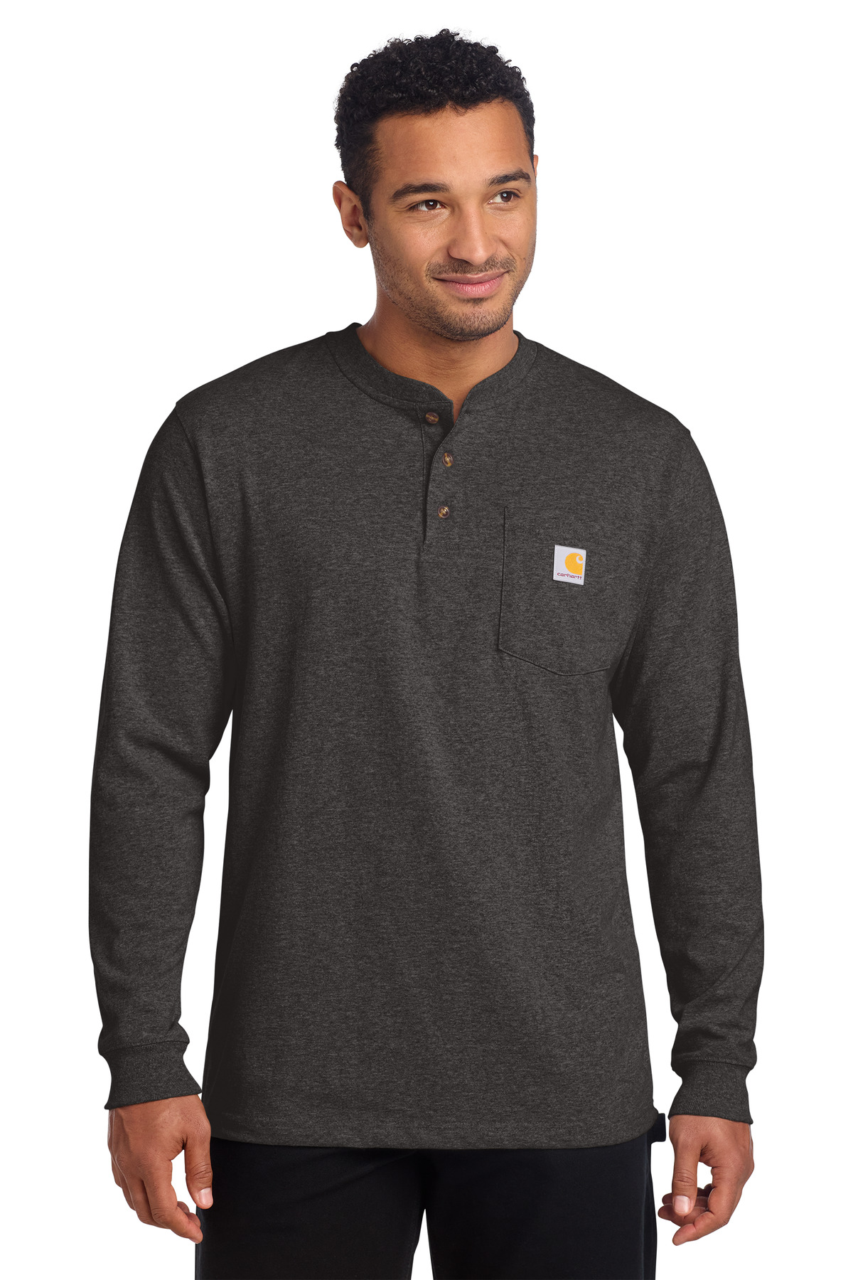 Carhartt Long Sleeve Henley T-Shirt CTK128 5