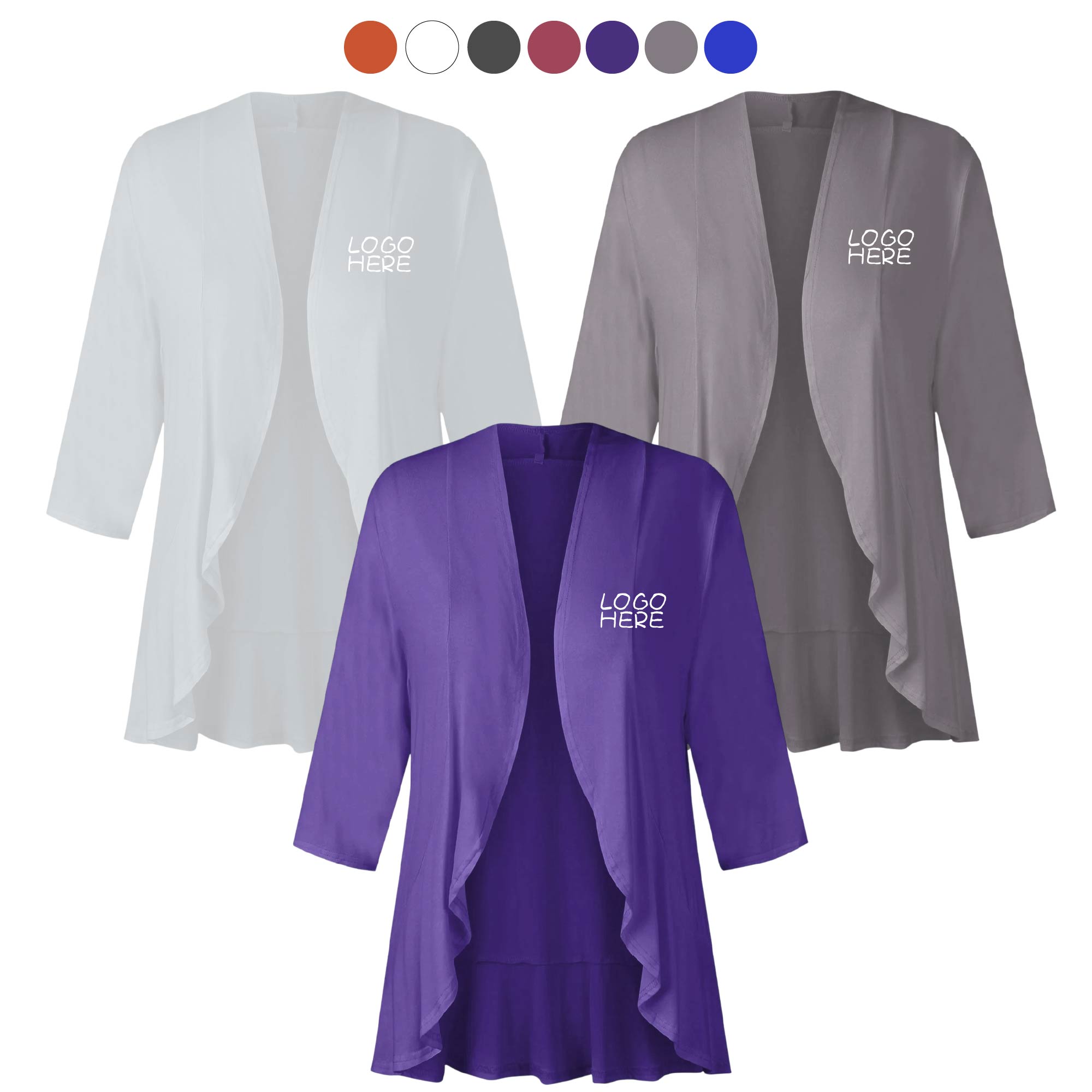 3/4 Sleeve Shrug Sweater 2