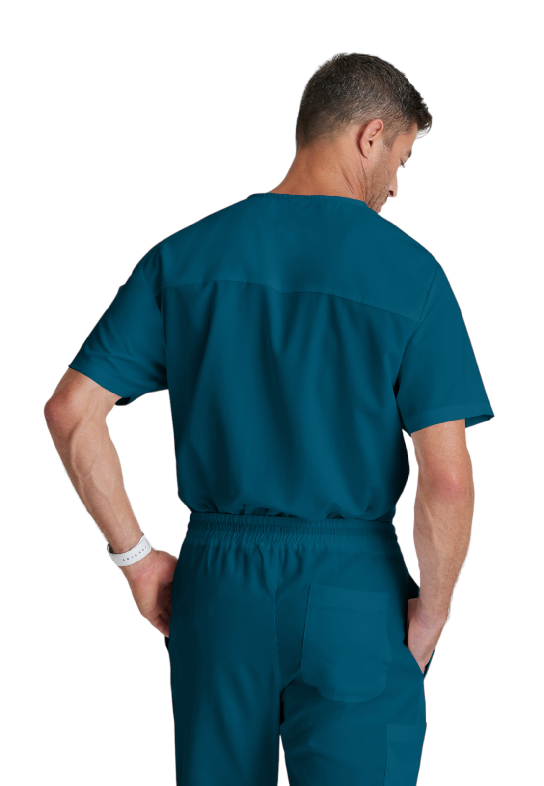 Grey's Anatomy Classic - Men's Two-Pocket V-Neck Evan Scrub Top 25