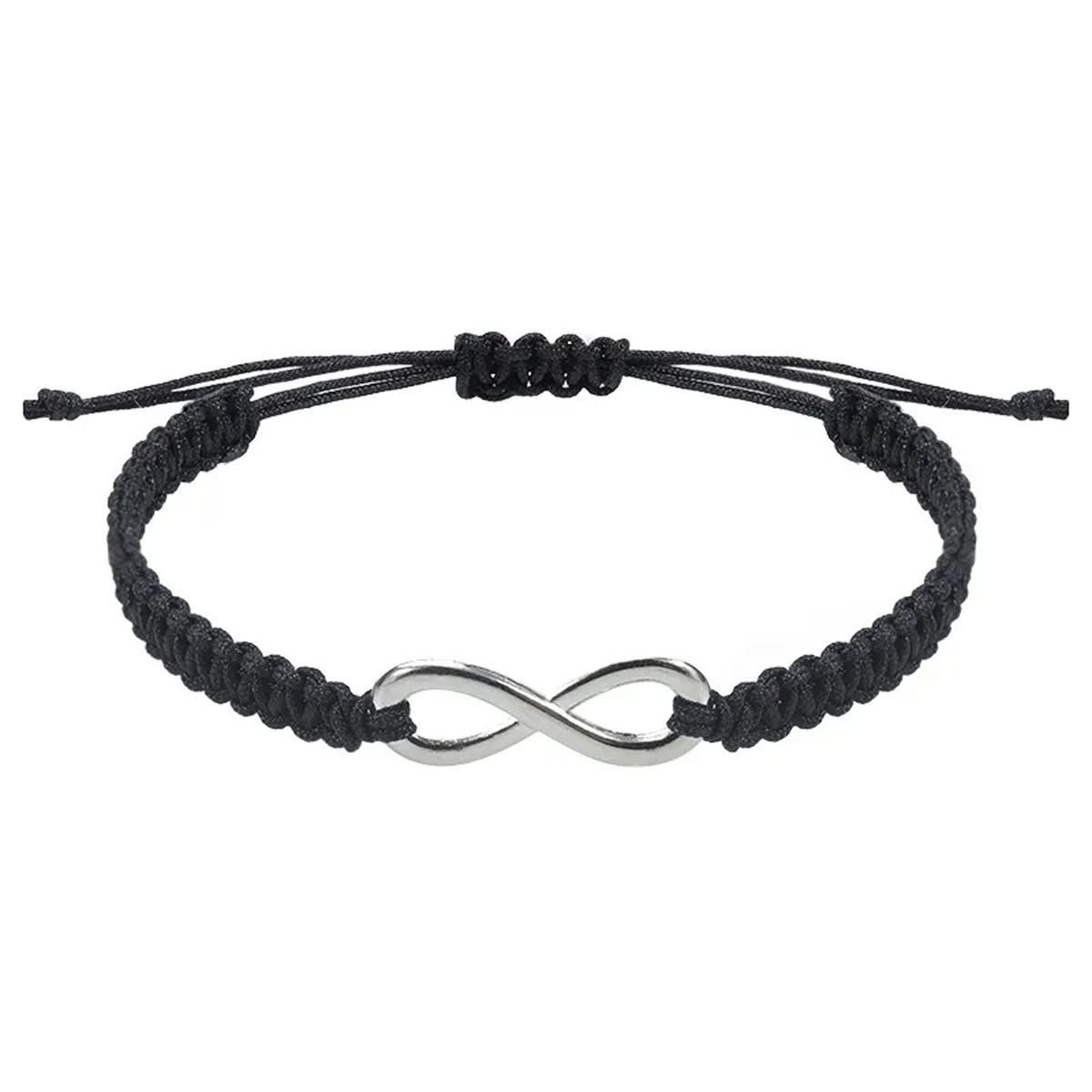 Woven Wristband with Stainless Steel Accent 15