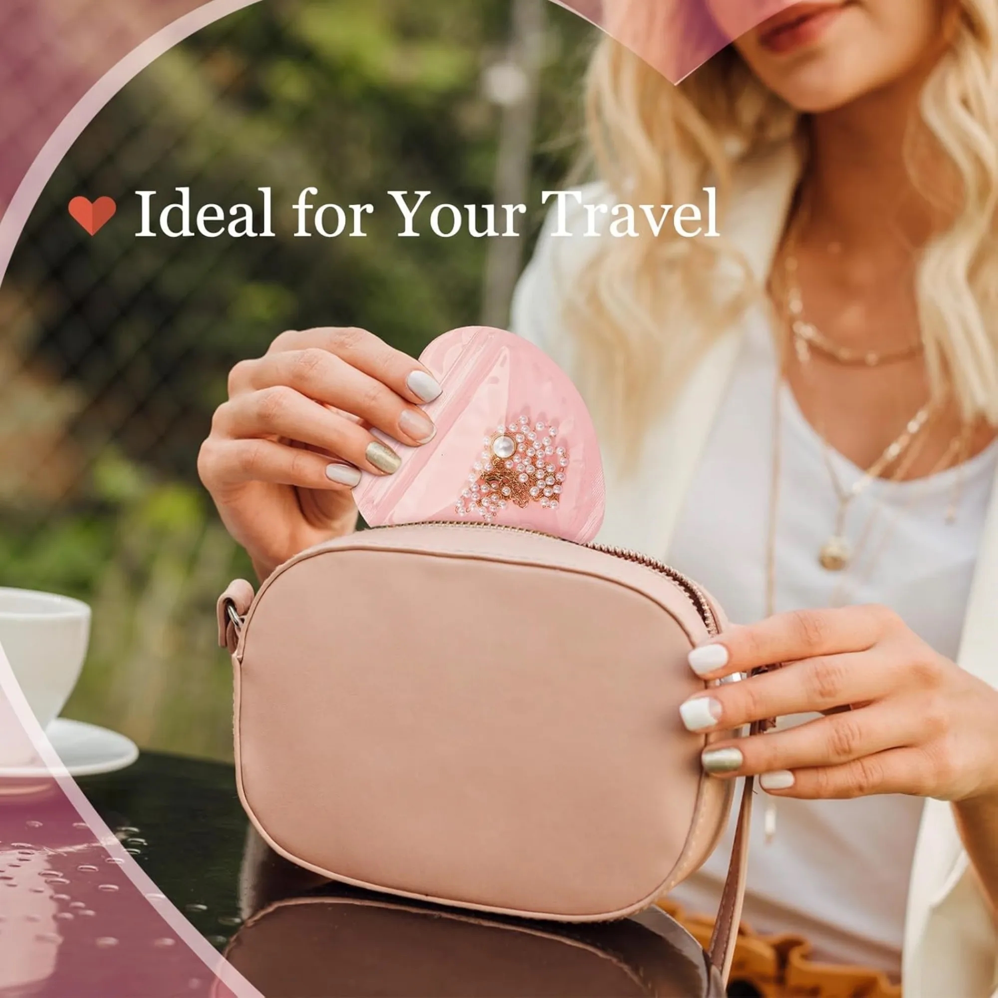 Heart Shape Jewelry Gift Packaging Bags 4