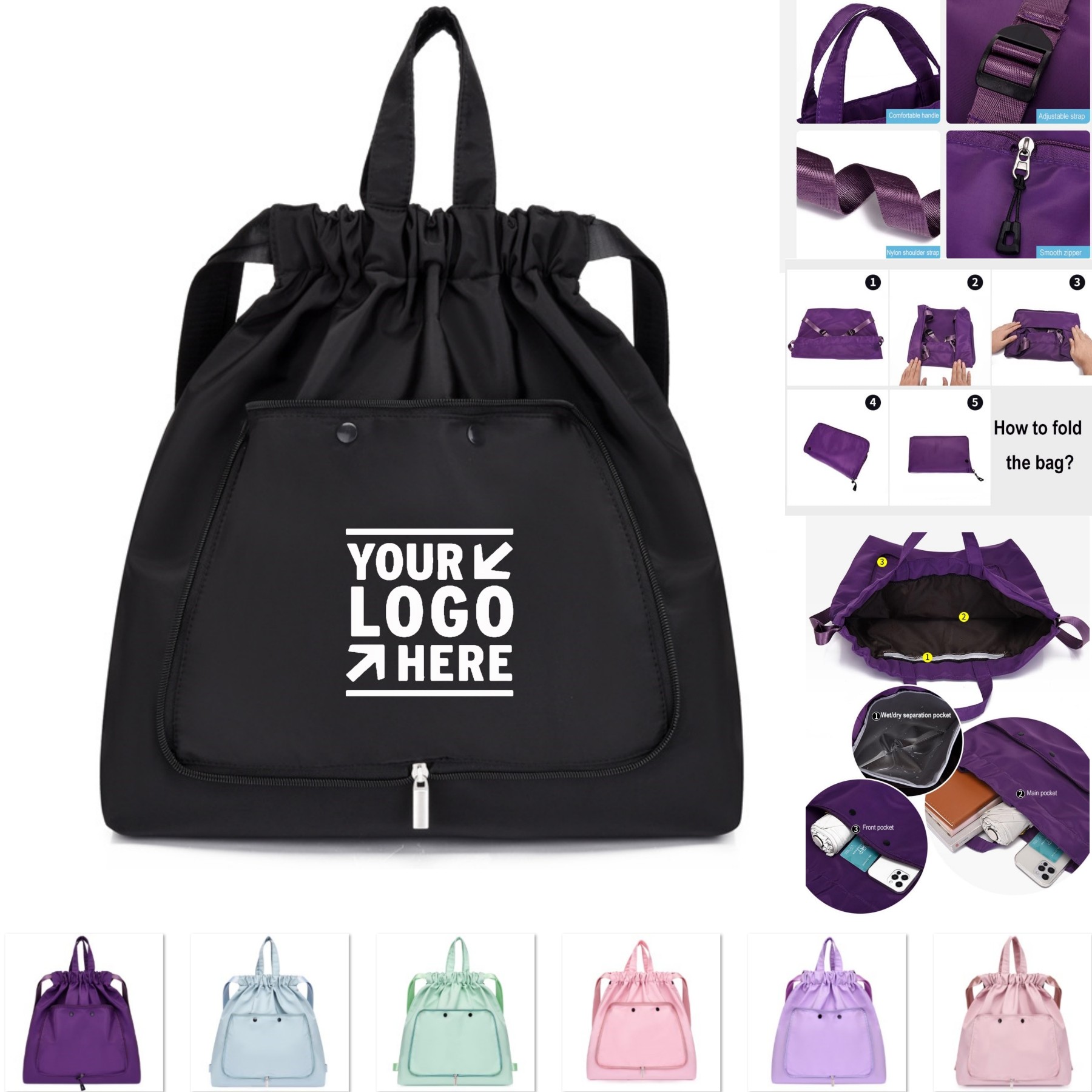 Foldable Sports Fitness Backpack