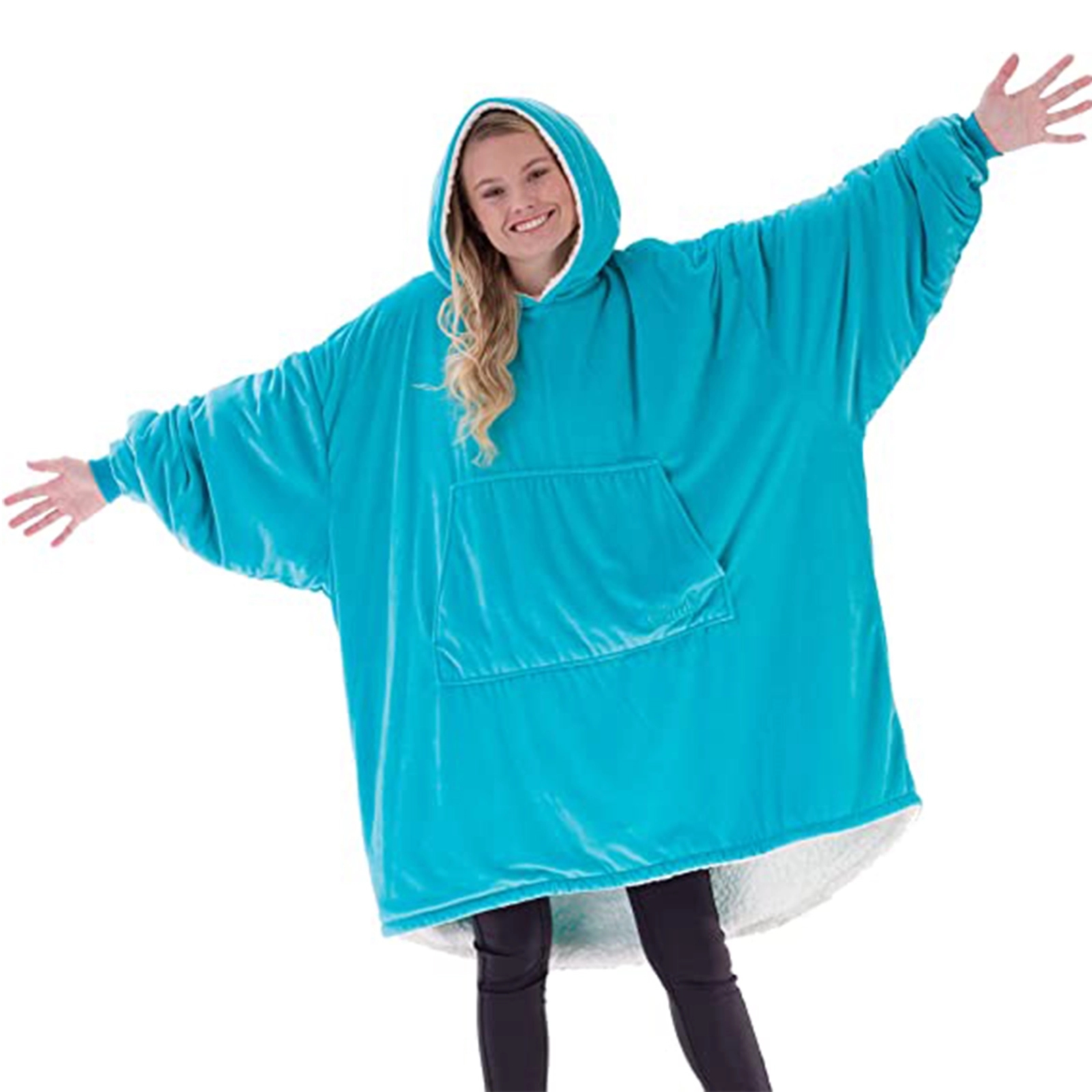Wearable Blanket Sweatshirt For Women And Men 9