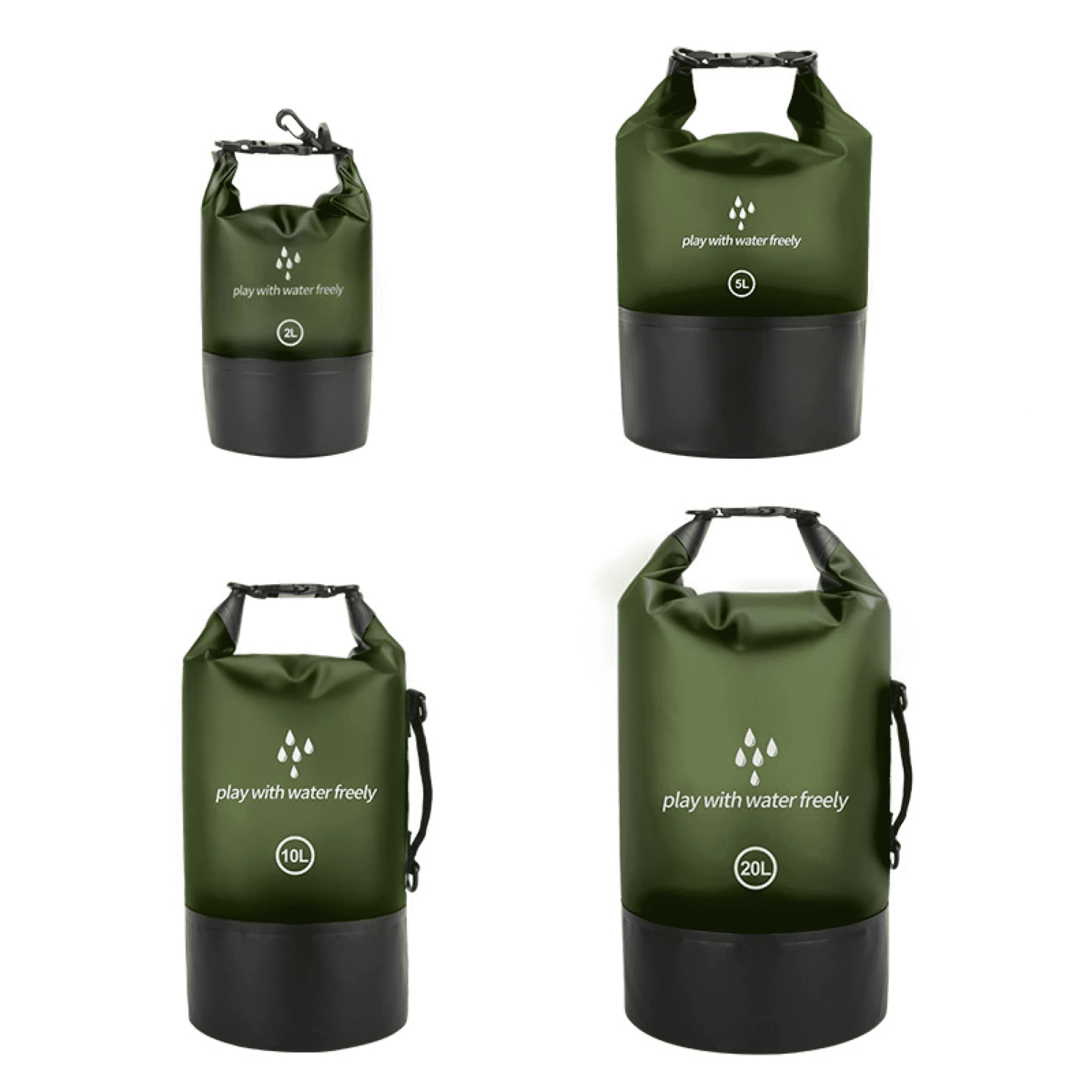 Waterproof Roll Top Lightweight Dry Storage Bag 11