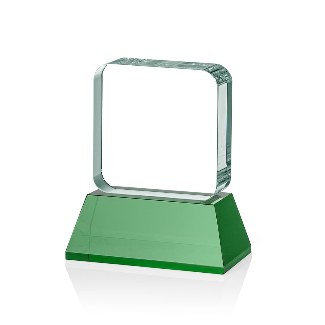 Flamborough VividPrint™ Award on Base - Green 2