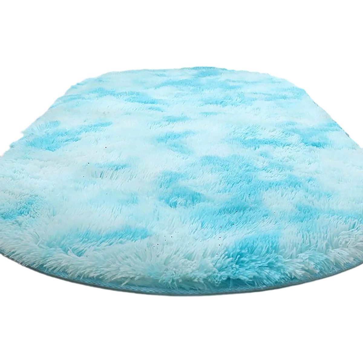 Embroidered Faux Fur Rug for Home Decor 15