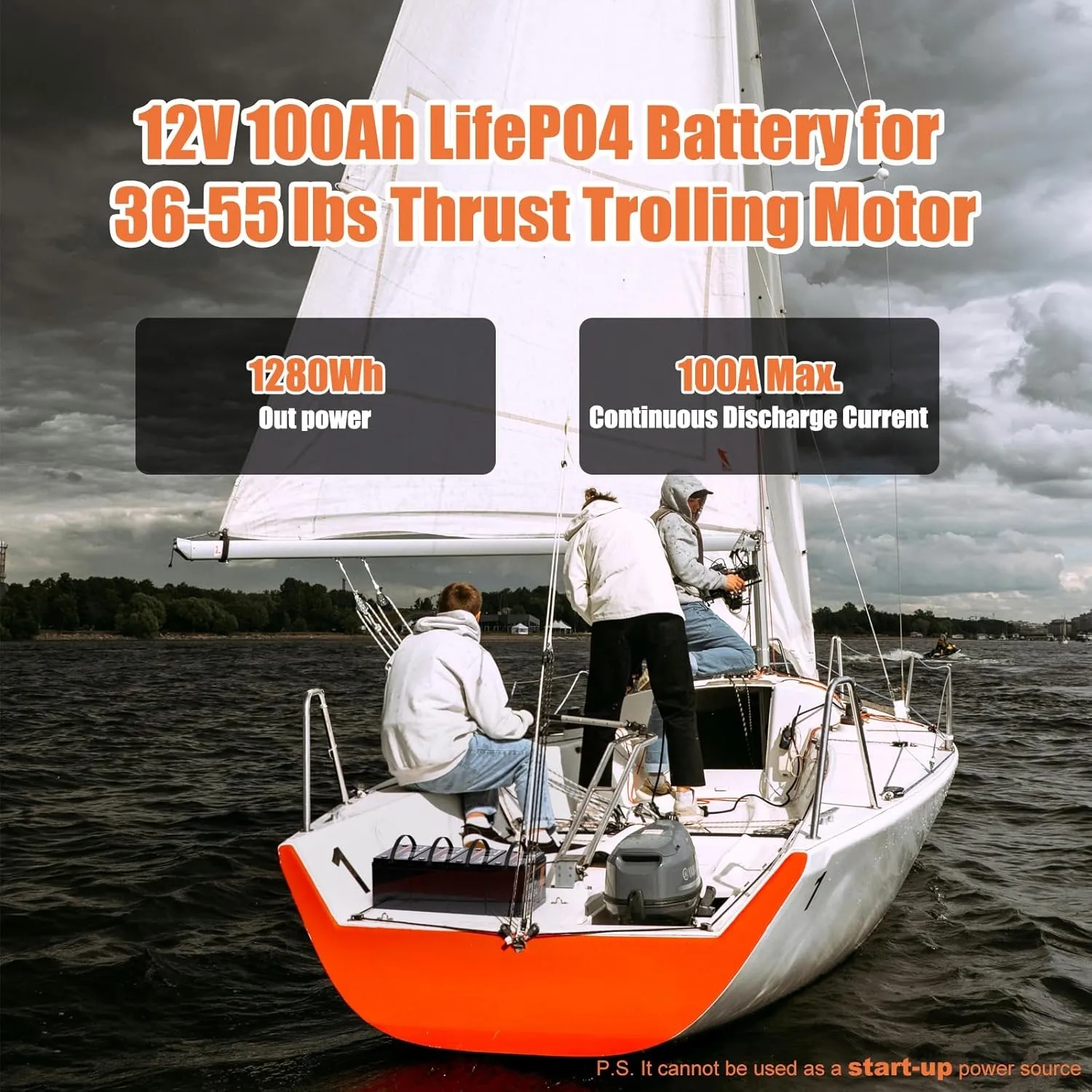 12000 Deep Cycles Rechargeable Battery for RVs/ Marine 7