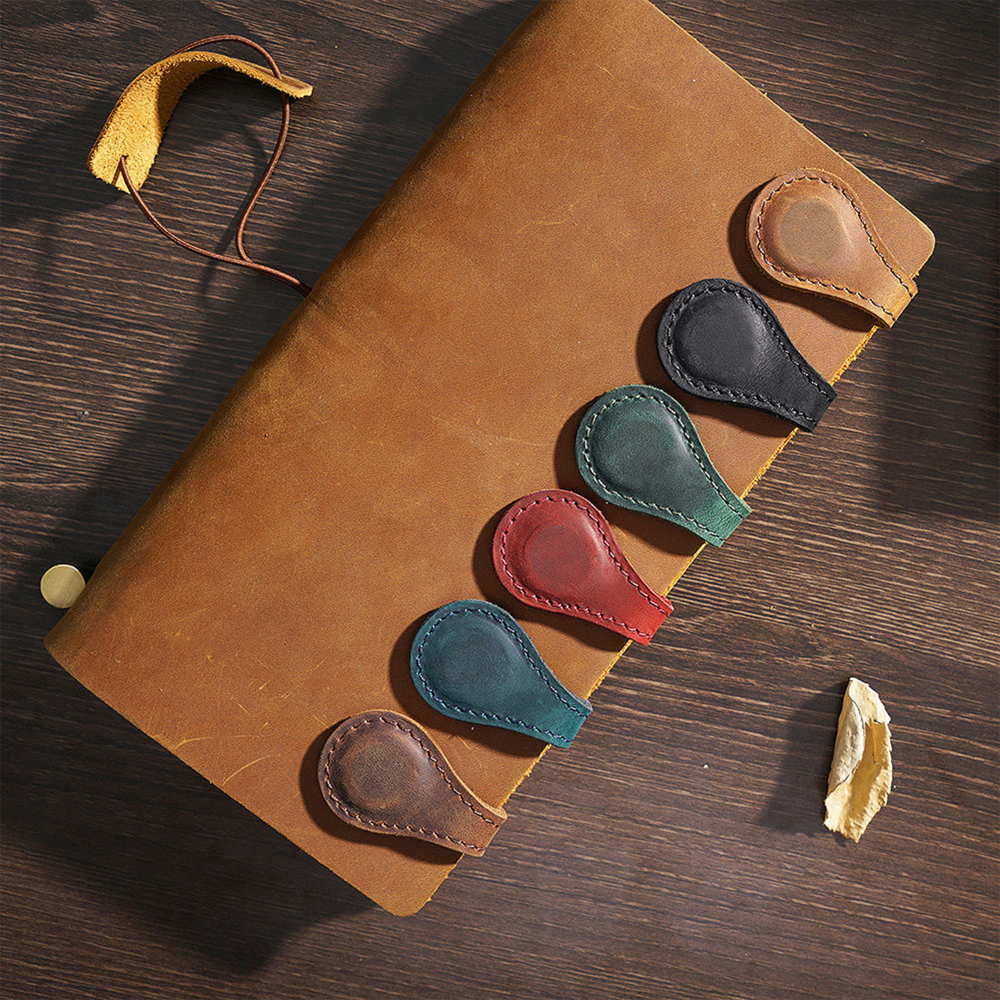 Vintage PU Magnetic Bookmark 3