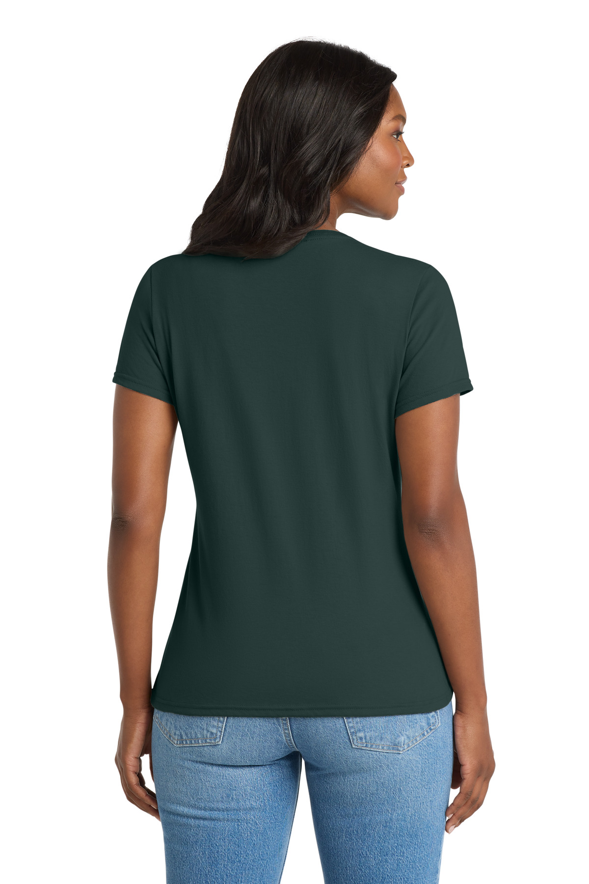 Port & Co Women's Performance Blend V-Neck Tee. LPC381V 7