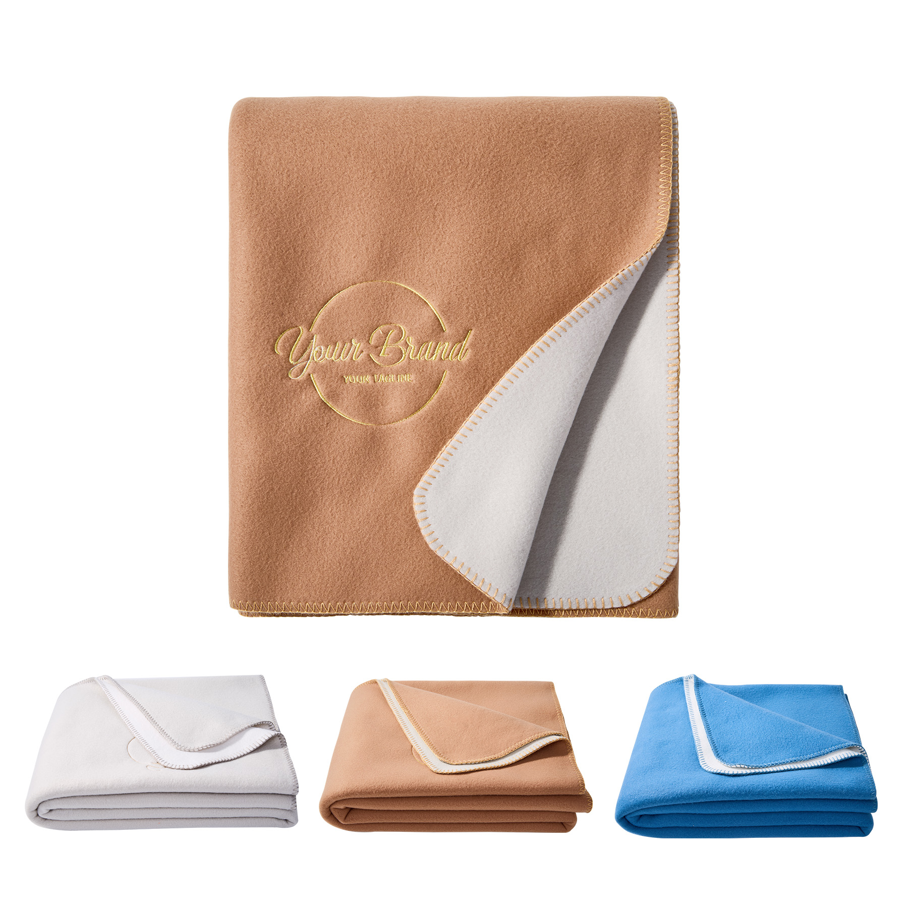 400GSM Cozy Fleece Blanket - 50'' X 60'' Unfolded 1