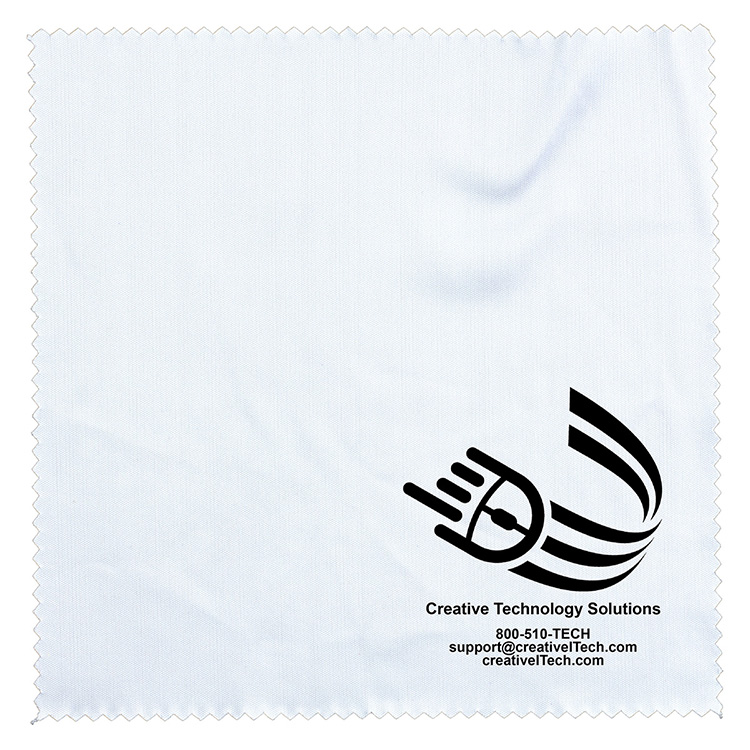 "ONECLEANSCREEN" 6" X 6" 100% Microfiber Recycled RPET Polyester Cleaning Cloth & Screen Cleaner 21