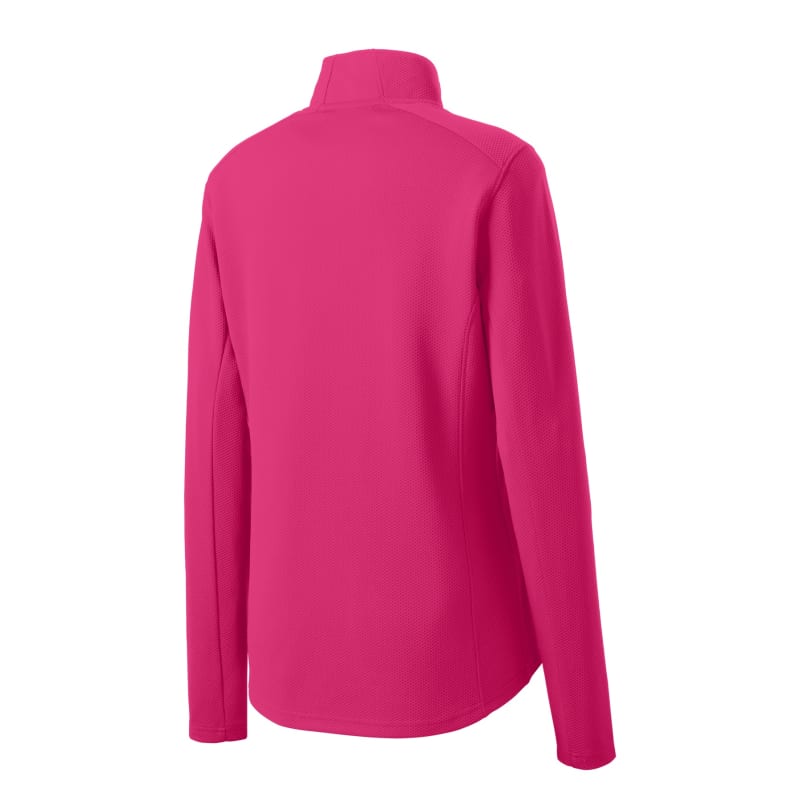Sport-Tek Women's Sport-Wick Textured 1/4-Zip Pullover. 22