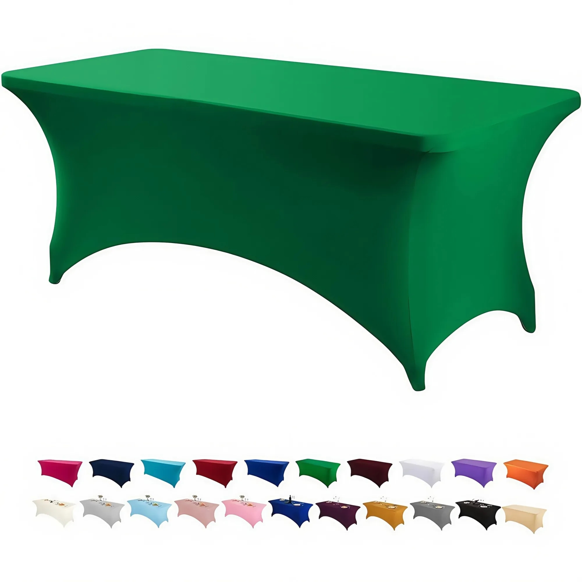 6FT Elastic Fitted Tablecloth 1