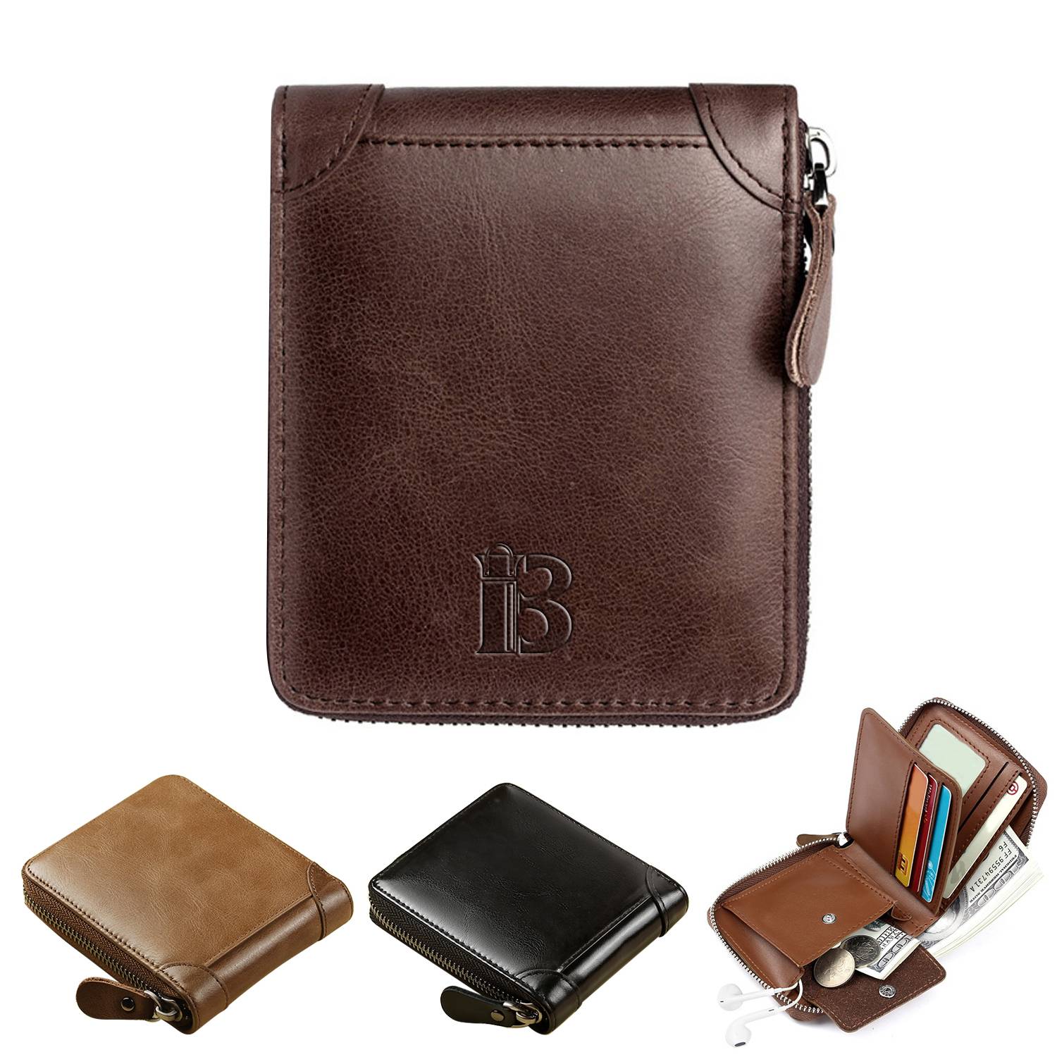 PU Leather Hand-hold Wallet For Man 5