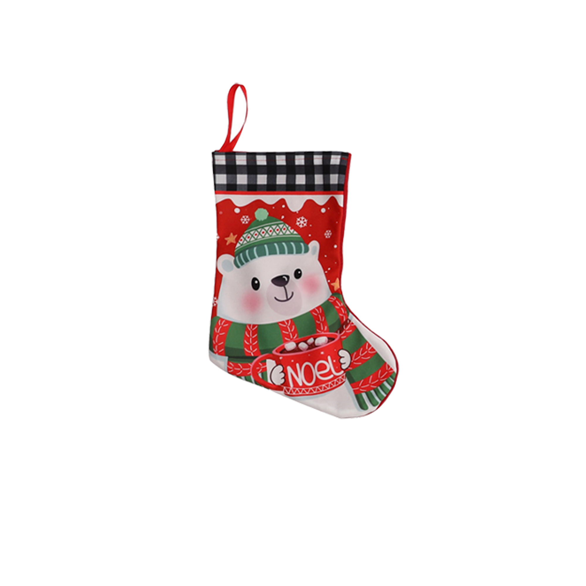 Brushed Fabric Christmas Stocking 2