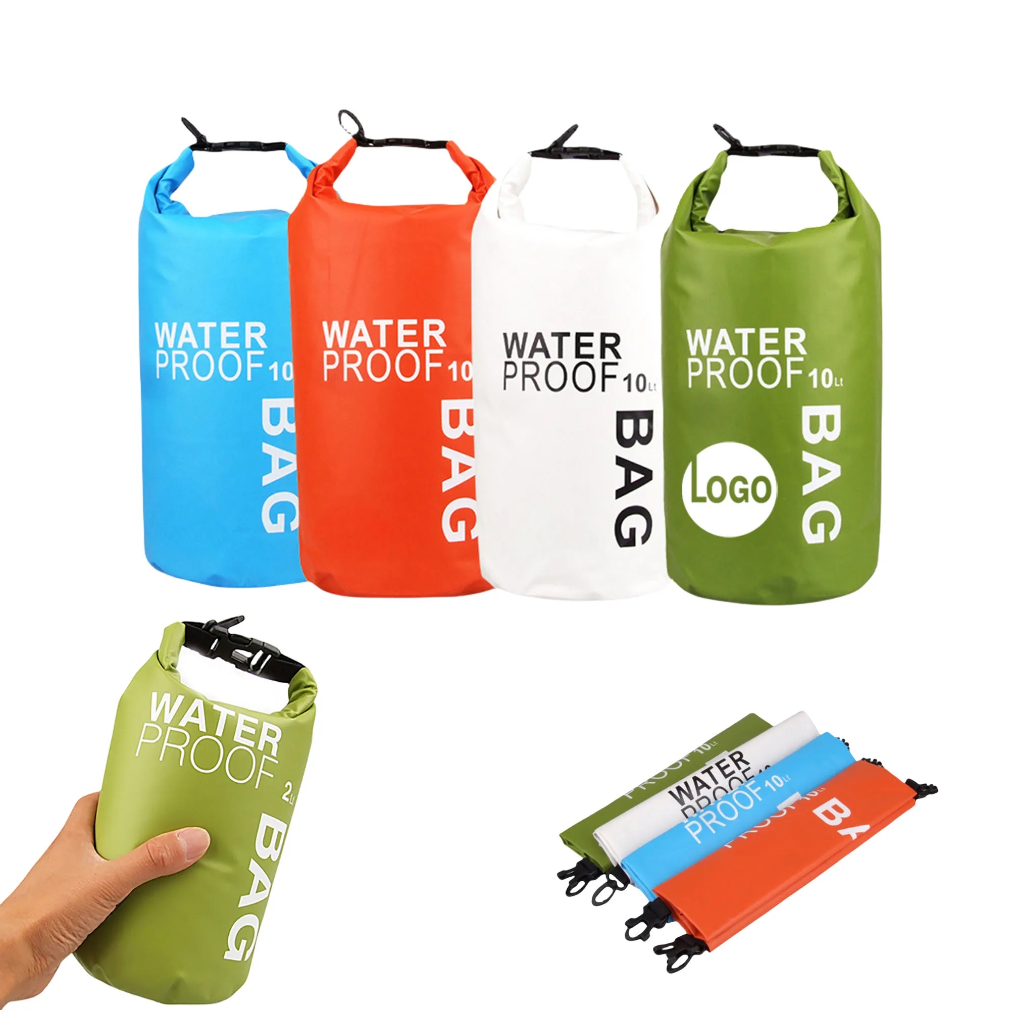 Waterproof Bucket Bag Roll Top Sack 2