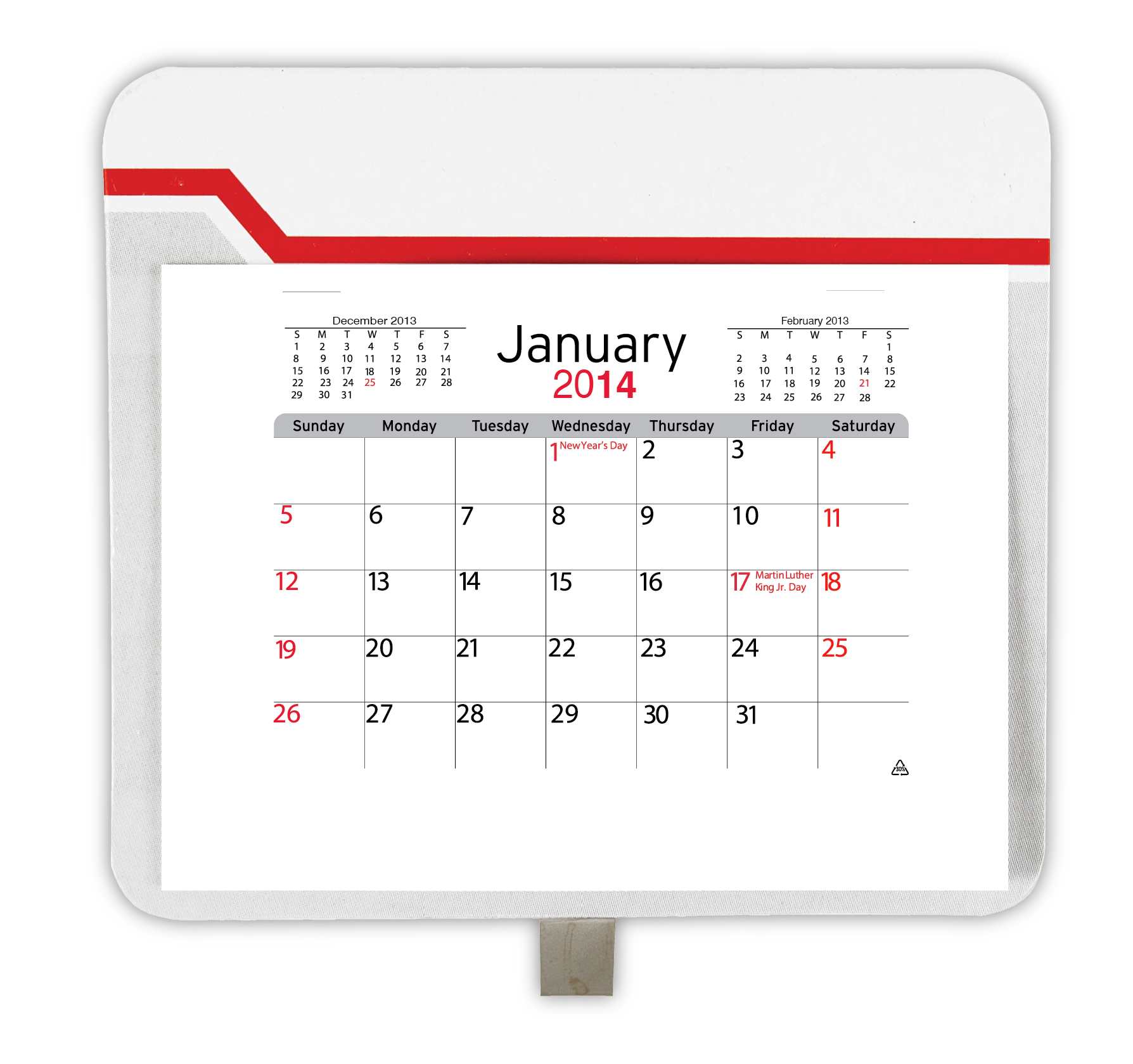 Large Car/ Truck Visor Calendar (5"x4.5") 3