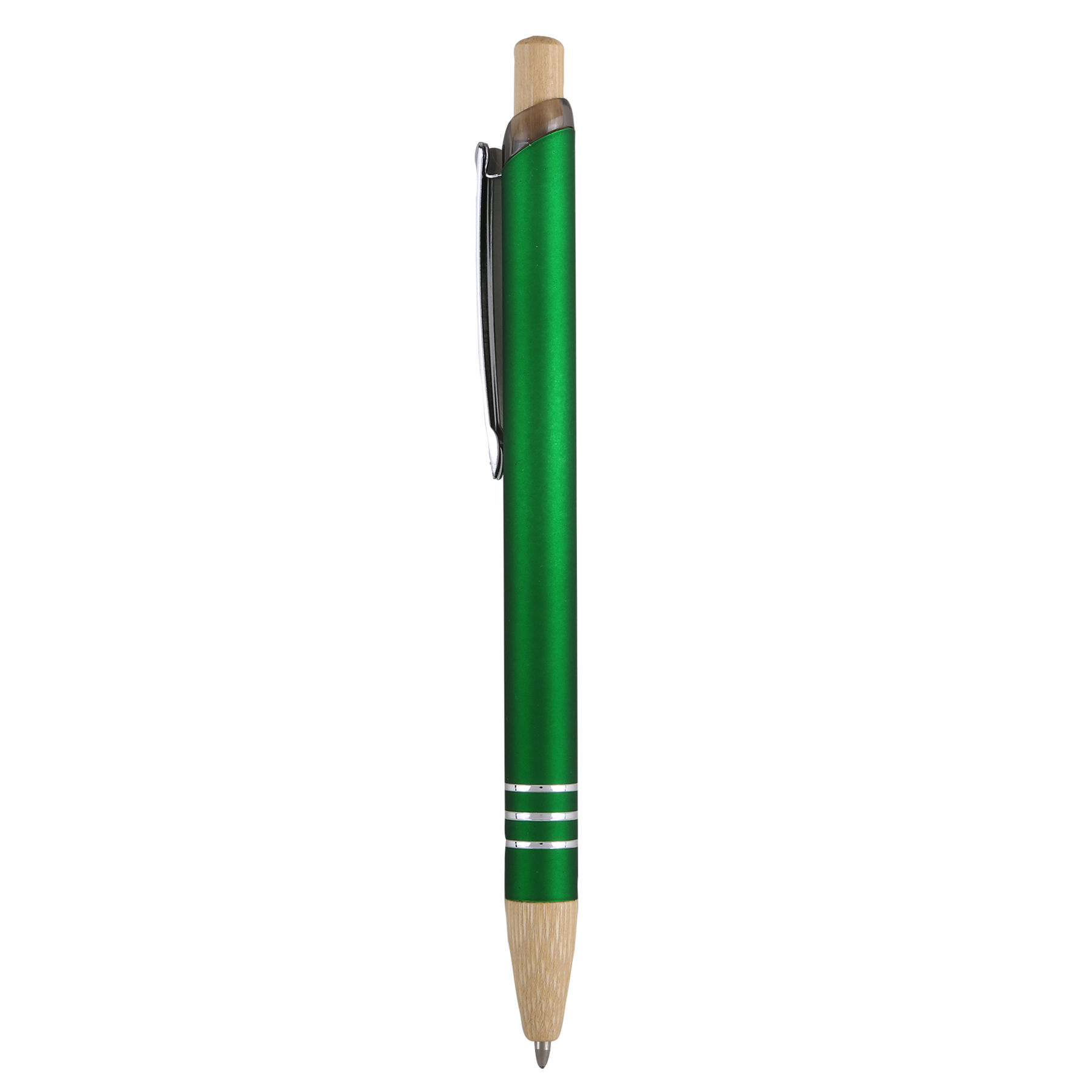 Venosa Velvet-Touch Aluminum Pen w/Bamboo Accents 4