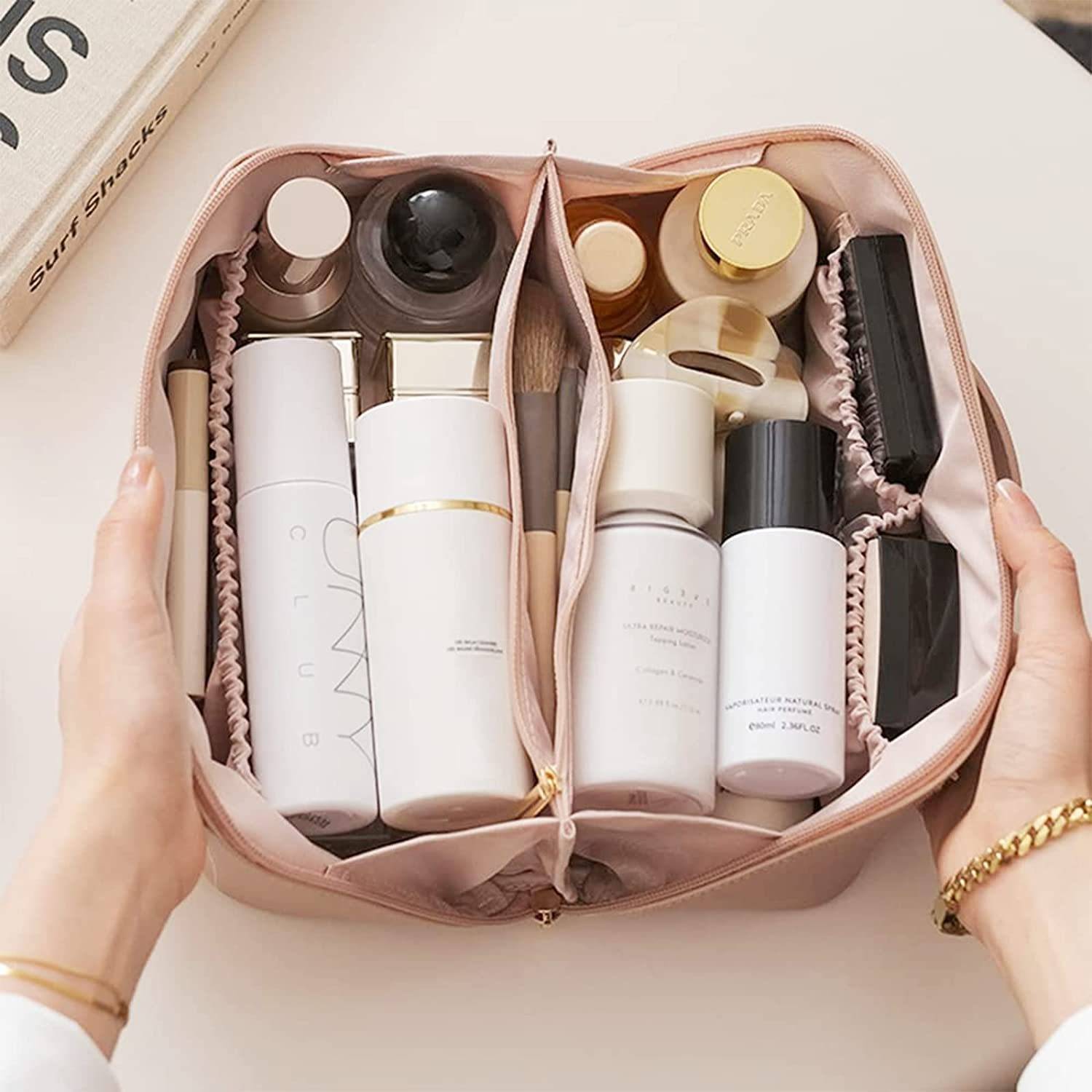 PU Leather Large Capacity Makeup Bag 8