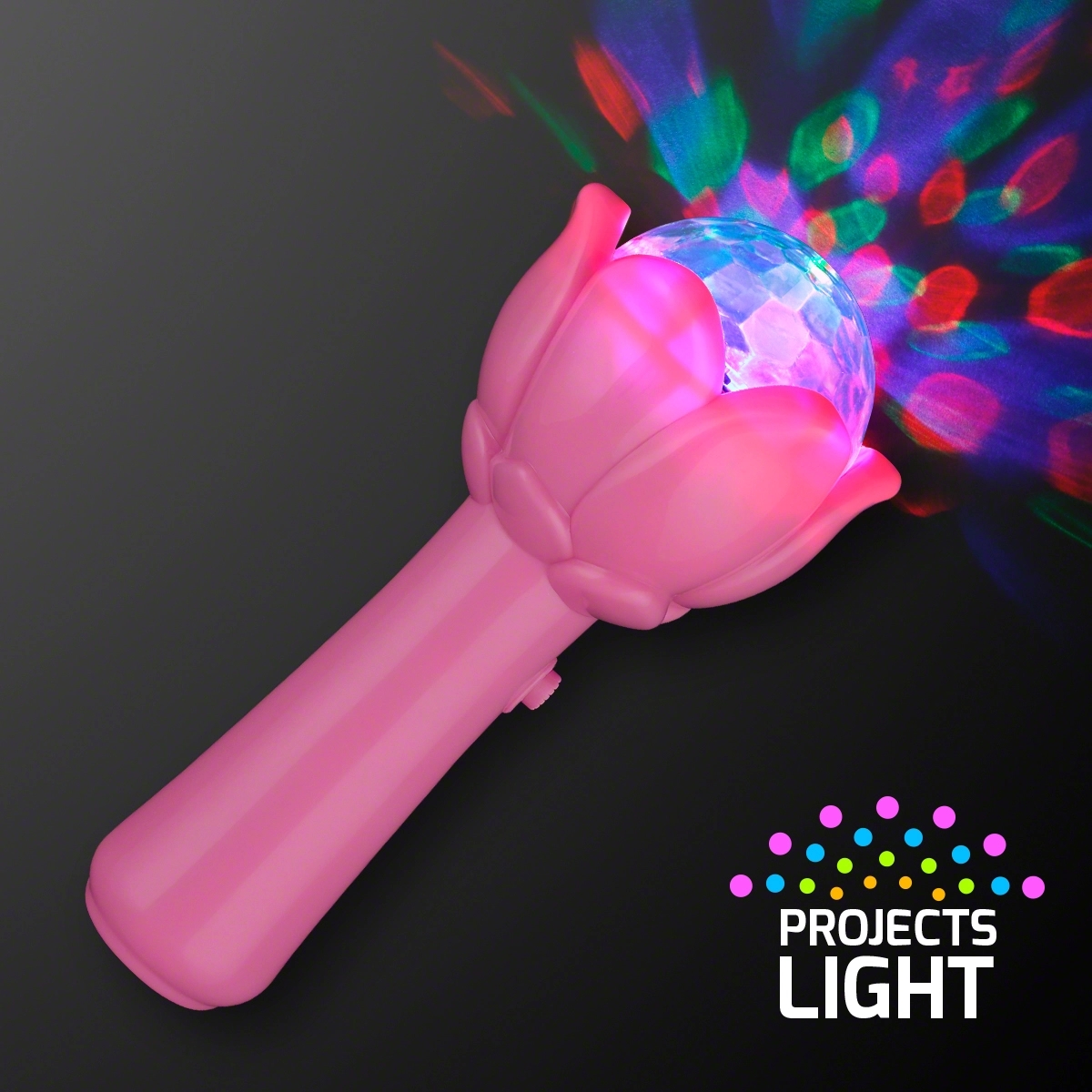 Tulip Flower Light Projecting Disco Wand 3